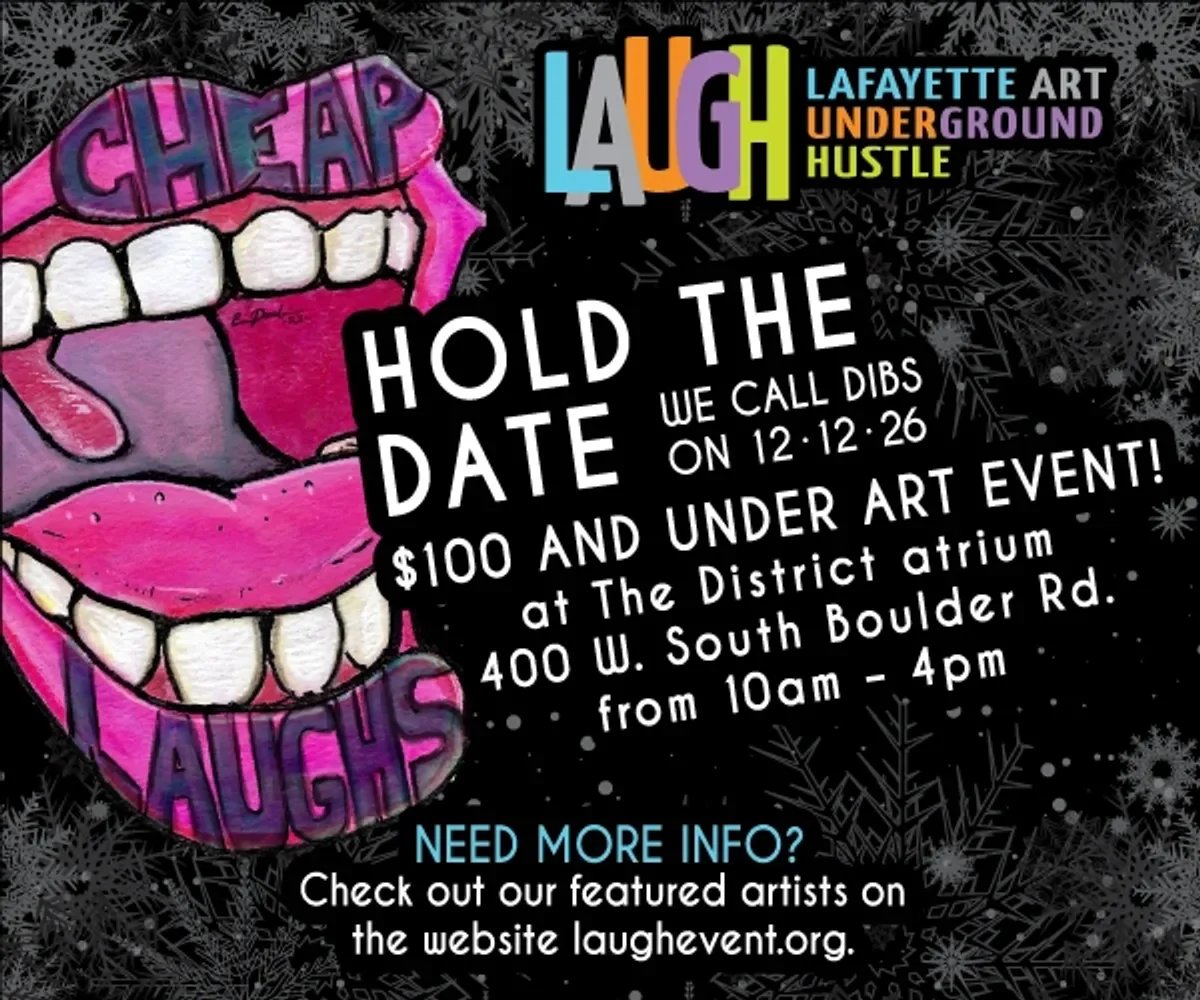 LAUGH $100 & Under Holiday Art market