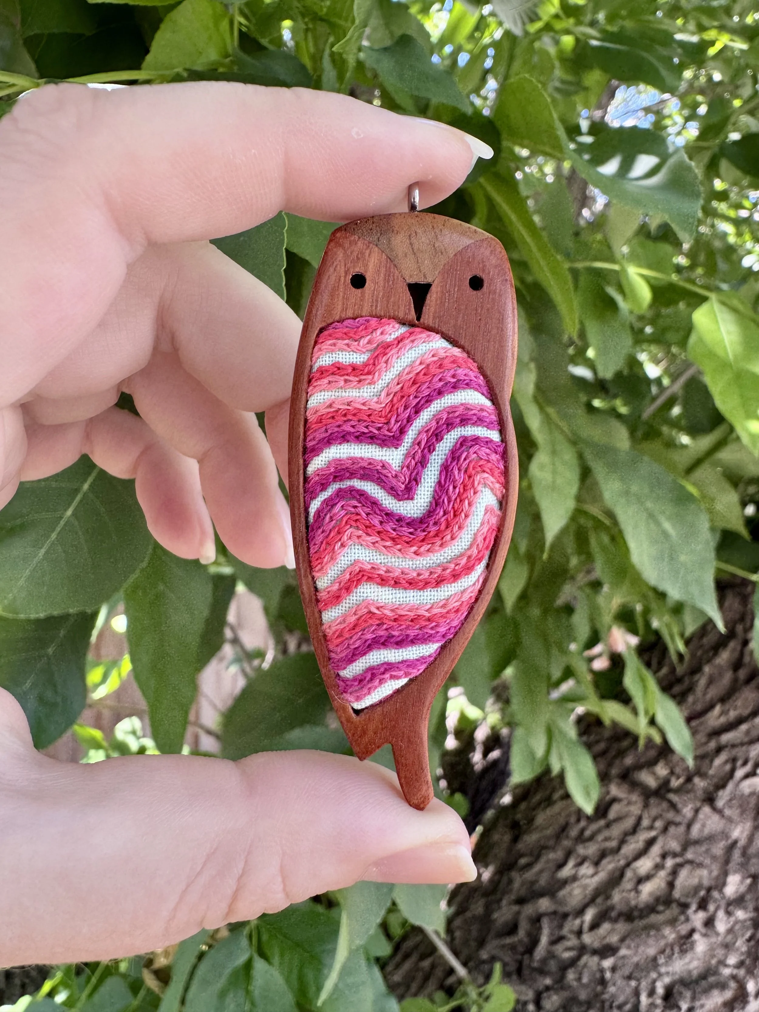 Owl in Groovy Stripes