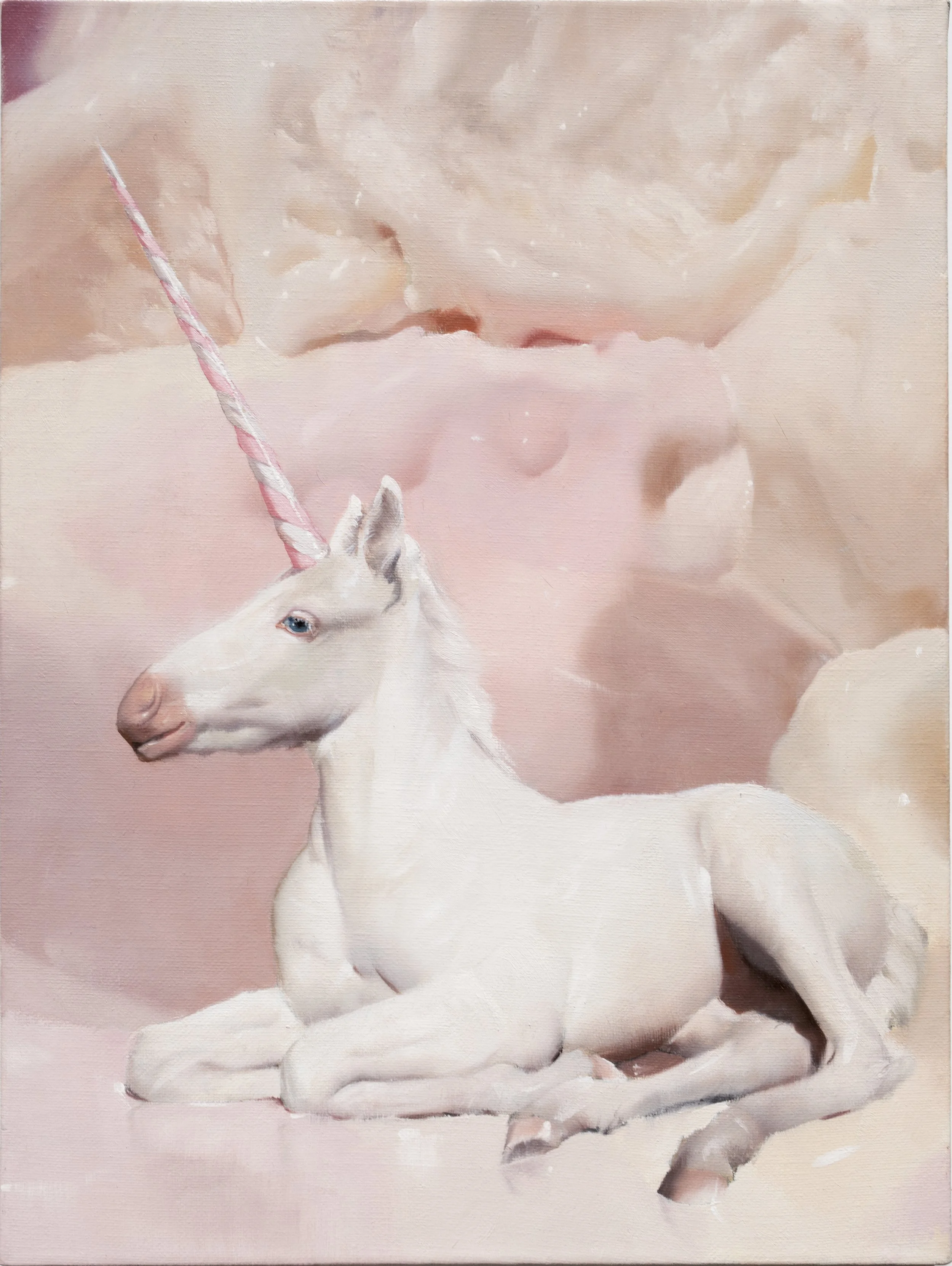 Resting, 2025, oil on linen, 16 x 12 inches