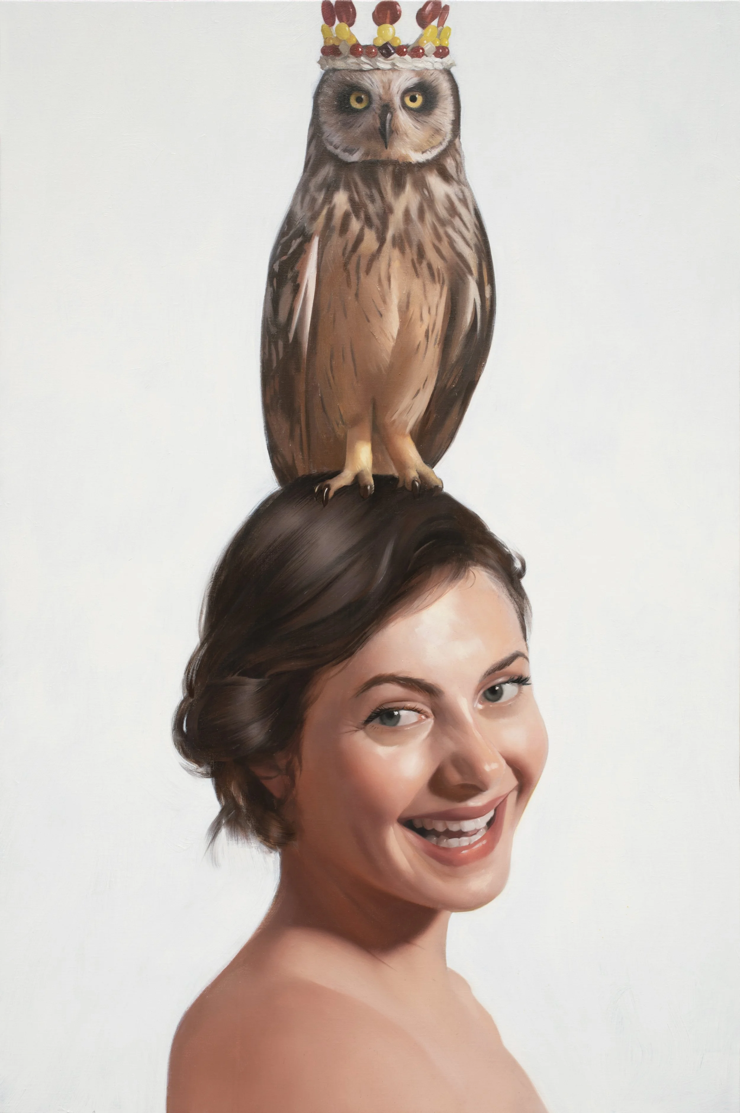 Wise Fool, 2026, oil on linen, 36 x 24 inches