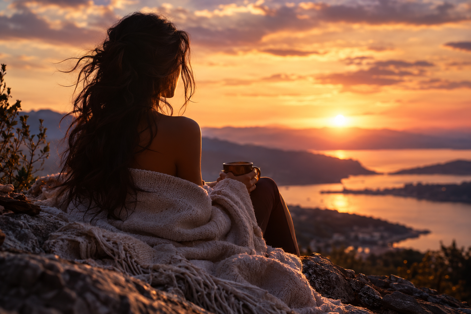Sunset Solitude by the Water.png