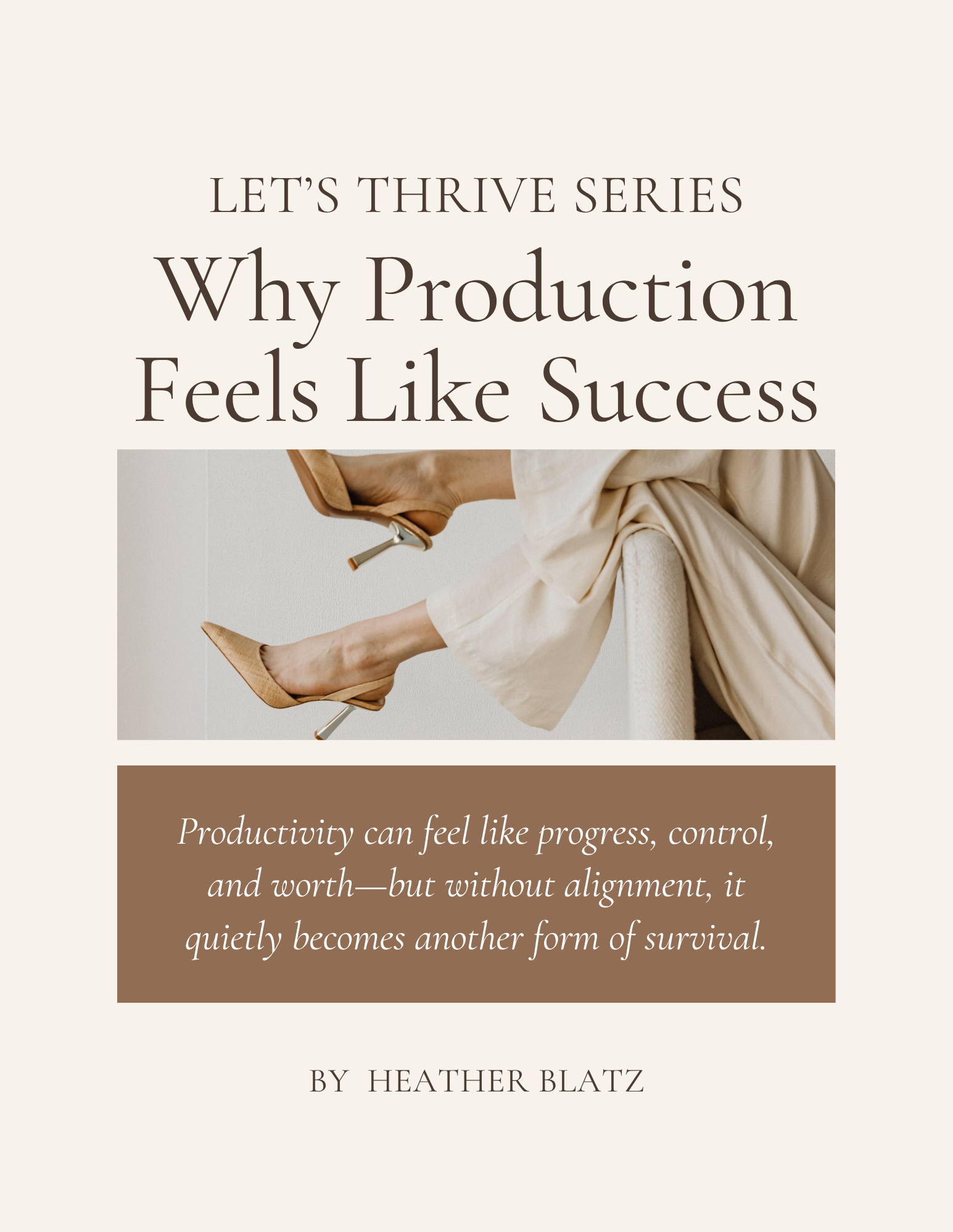 Why Production Feels Like Success