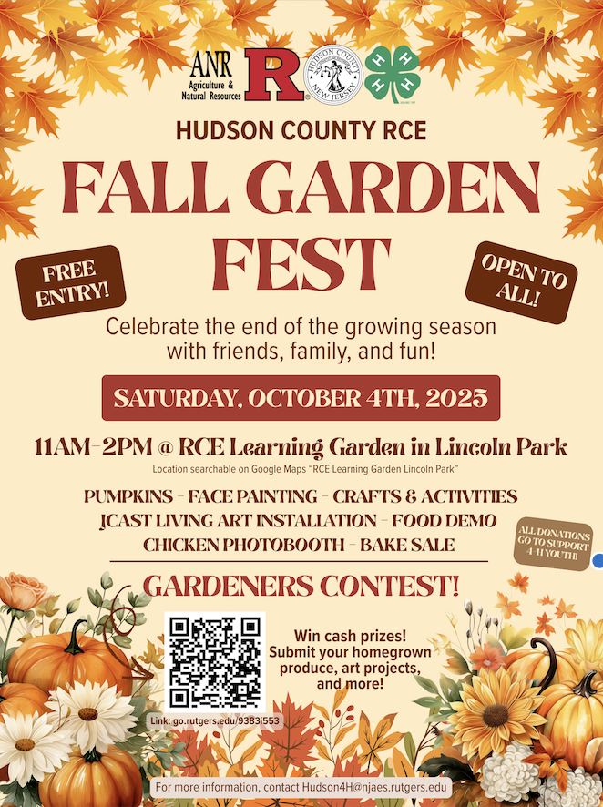Hudson County RCE Fall Garden Fest