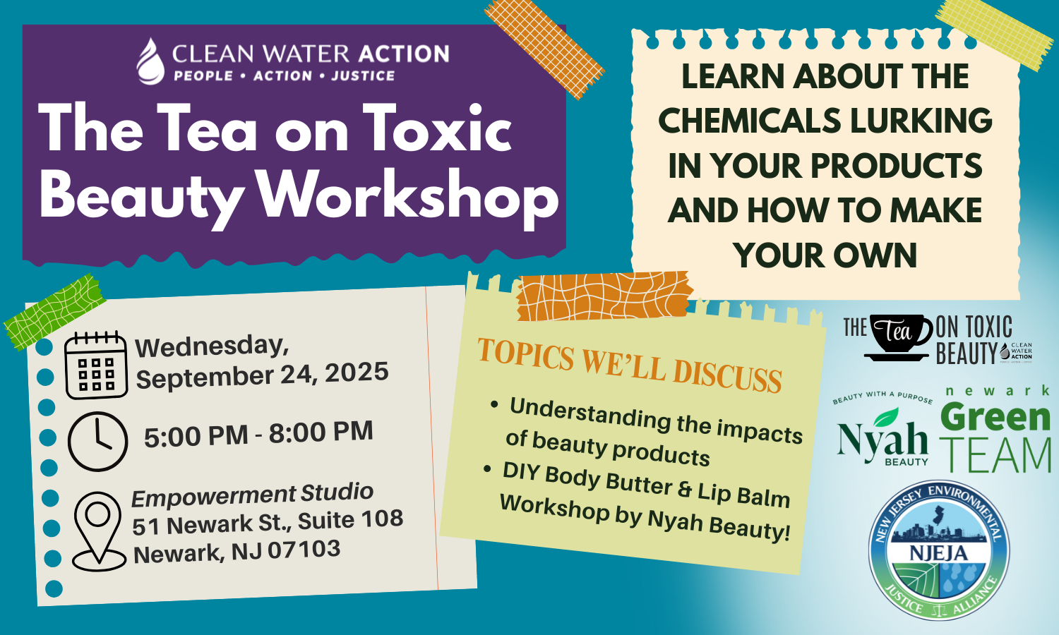 The Tea on Toxic Beauty Workshop