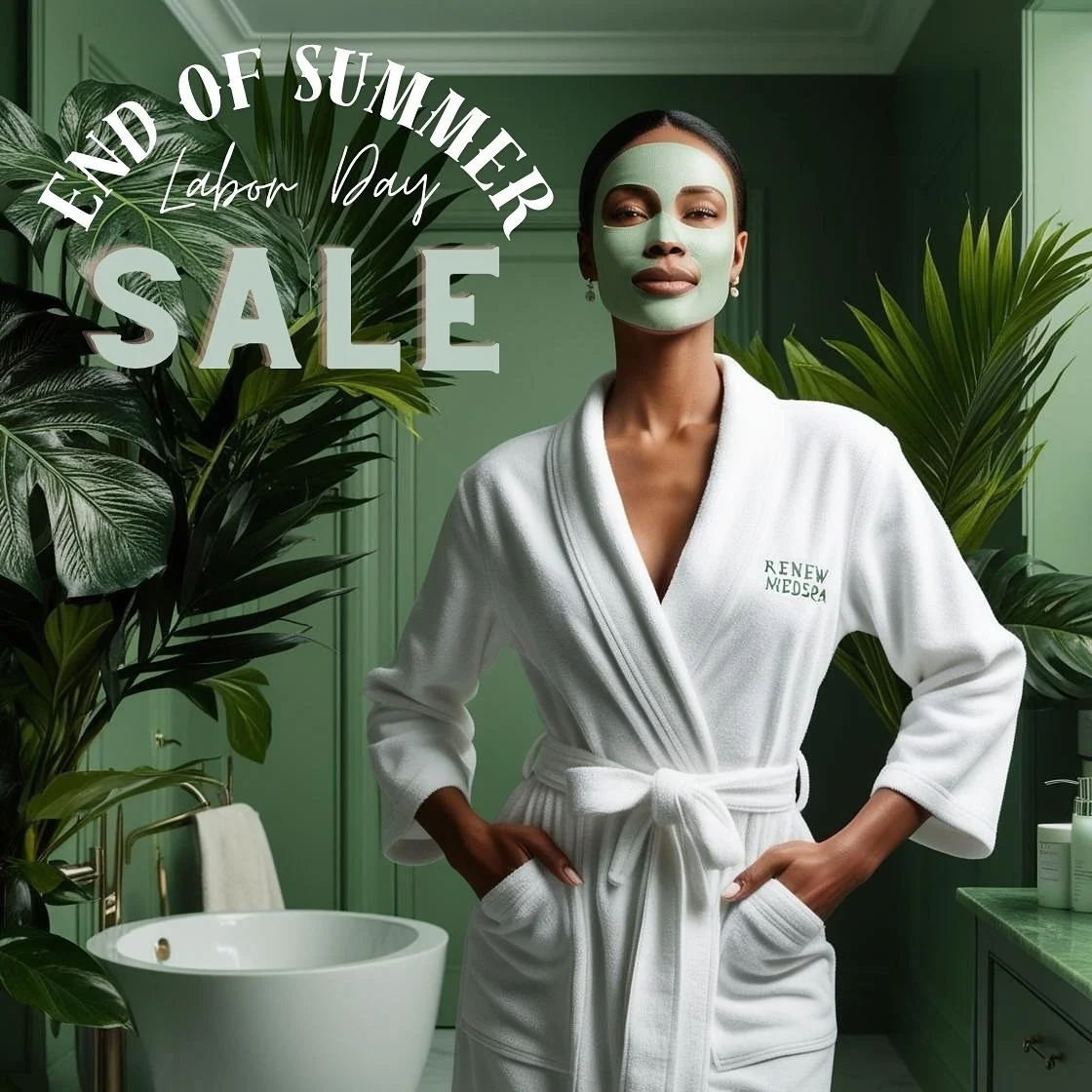 ✨ End of Summer Labor Day Sale ✨

August 28th &ndash; September 2nd

We&rsquo;re saying goodbye to summer in the best way possible! ☀️ For one week only, enjoy exclusive savings available only inside the ReNew MedSpa app.

📲 All purchases must be ma