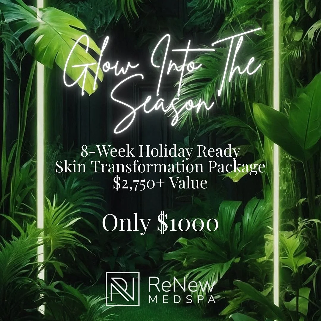 ✨ Your step-by-step skin transformation starts NOW ✨

We&rsquo;re so excited to launch our Glow Into the Season 8-Week Skin Transformation Package &mdash; the ultimate way to get radiant, youthful, and holiday-ready skin before the end of the year.

