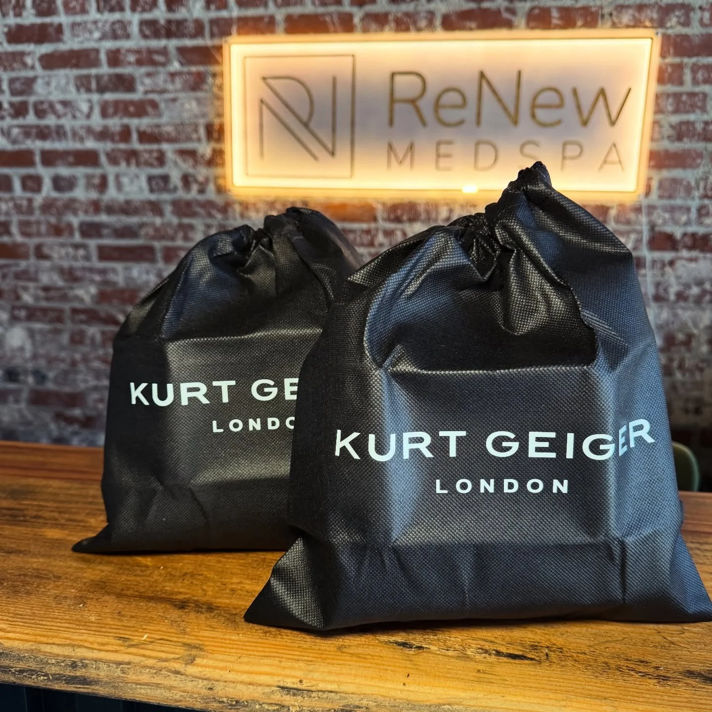 These Kurt Geiger luxury handbags are ready for their giveaway winners and waiting in their original designer bags.

If you&rsquo;re one of our winners, we&rsquo;ll be back open Tuesday, January 6, and you&rsquo;re welcome to stop by during normal bu