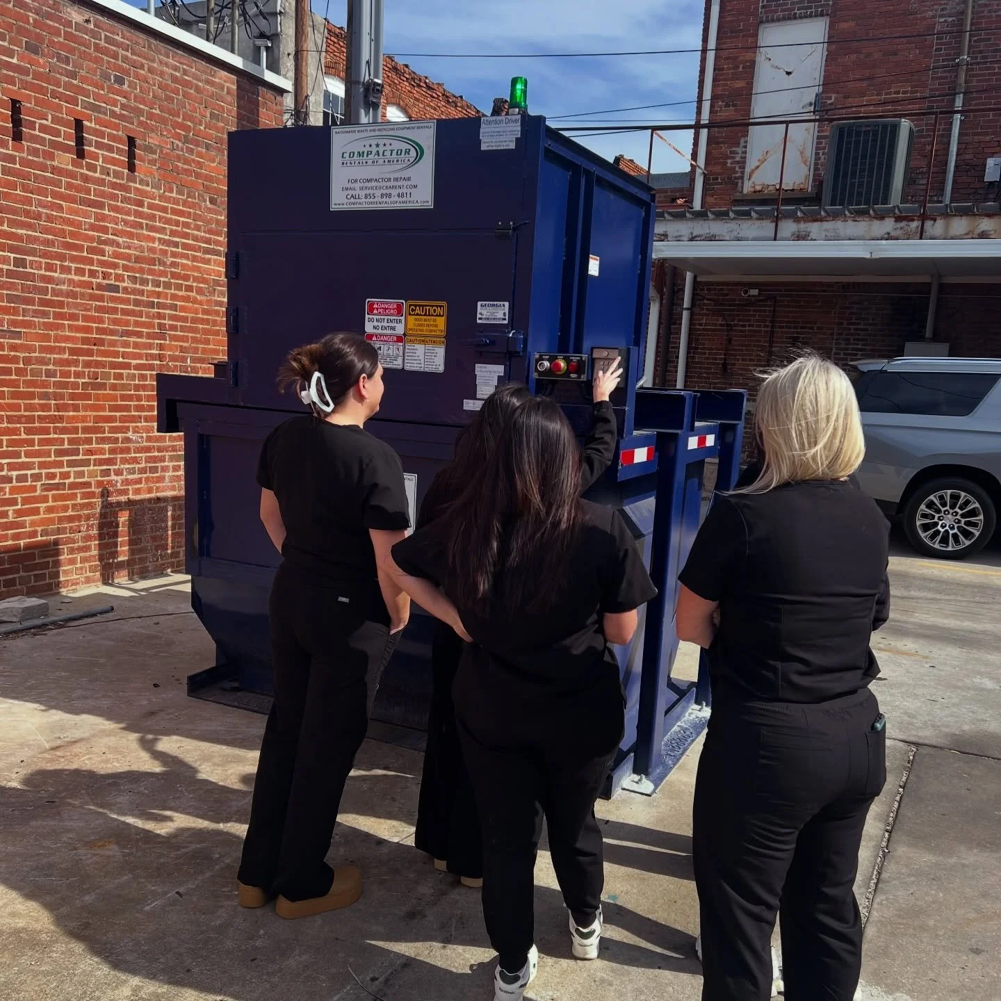 Grateful doesn&rsquo;t even begin to cover it.

Yesterday during our team training, we took a moment to learn something simple&mdash;but important&mdash;how to properly use the new Downtown trash compactor. And honestly, it&rsquo;s a reflection of so