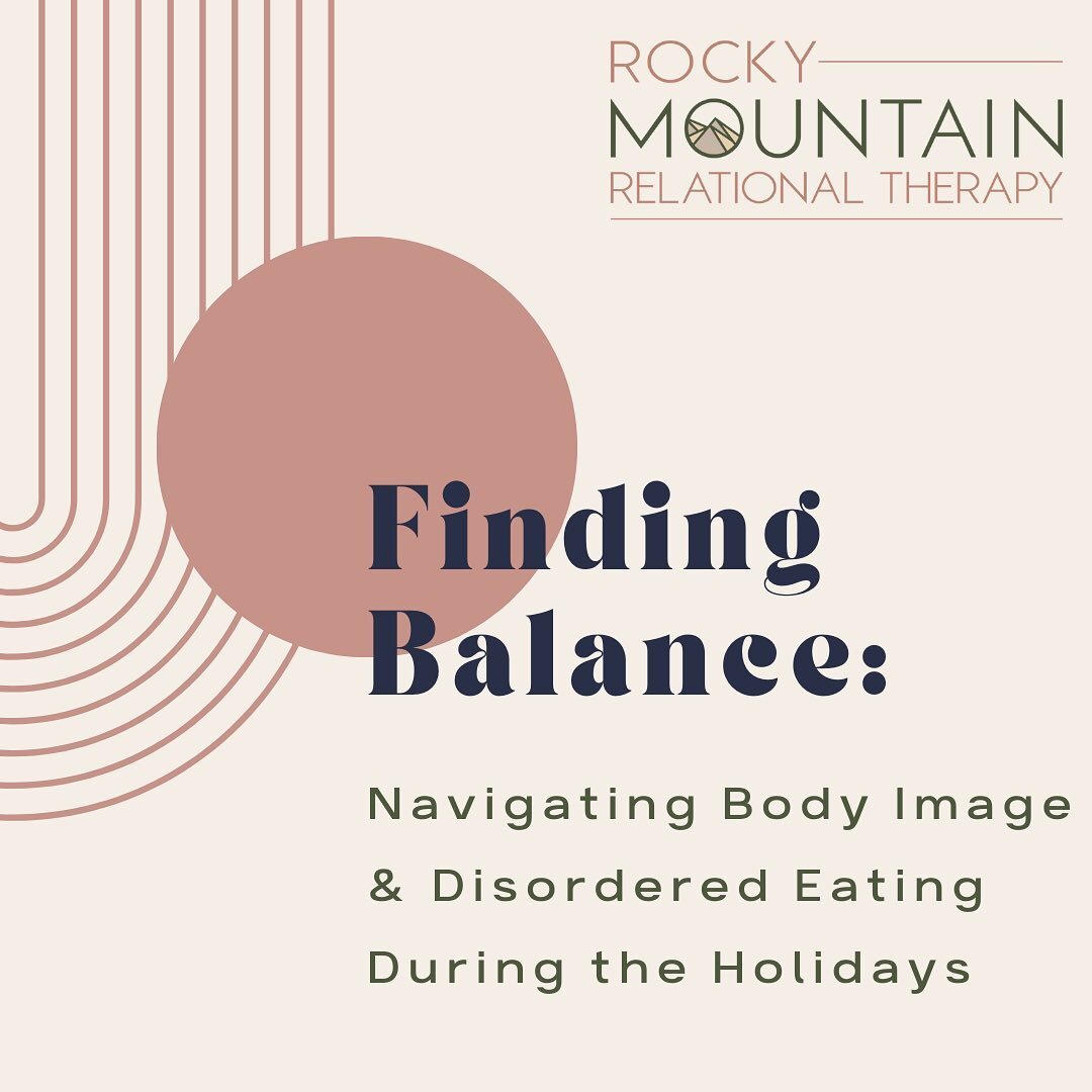 During the holiday season, it becomes more and more apparent just how food-centered our culture can be. Swipe for some tangible steps you can take to tackle the holidays without the dread and anxiety of a food-centric day. 

#bodyimage #therapy #ther