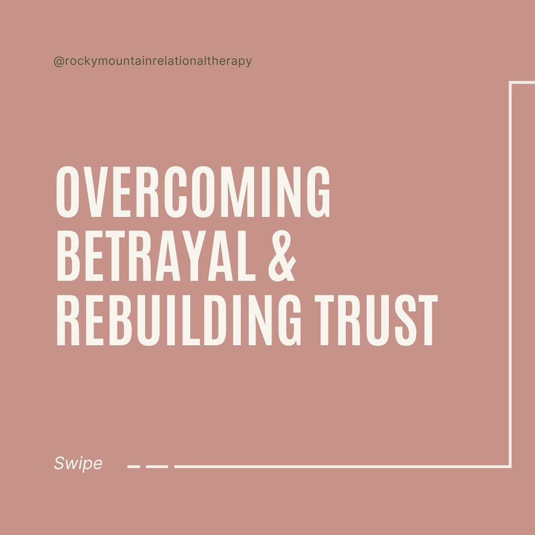 It is no small task to overcome betrayal trauma and rebuild trust within a relationship, but it is possible! Learn more on our blog! 

#therapy #relationships #couplestherapy #gottman #eft #marriageandfamilytherapy #marriageandfamilytherapist #couple