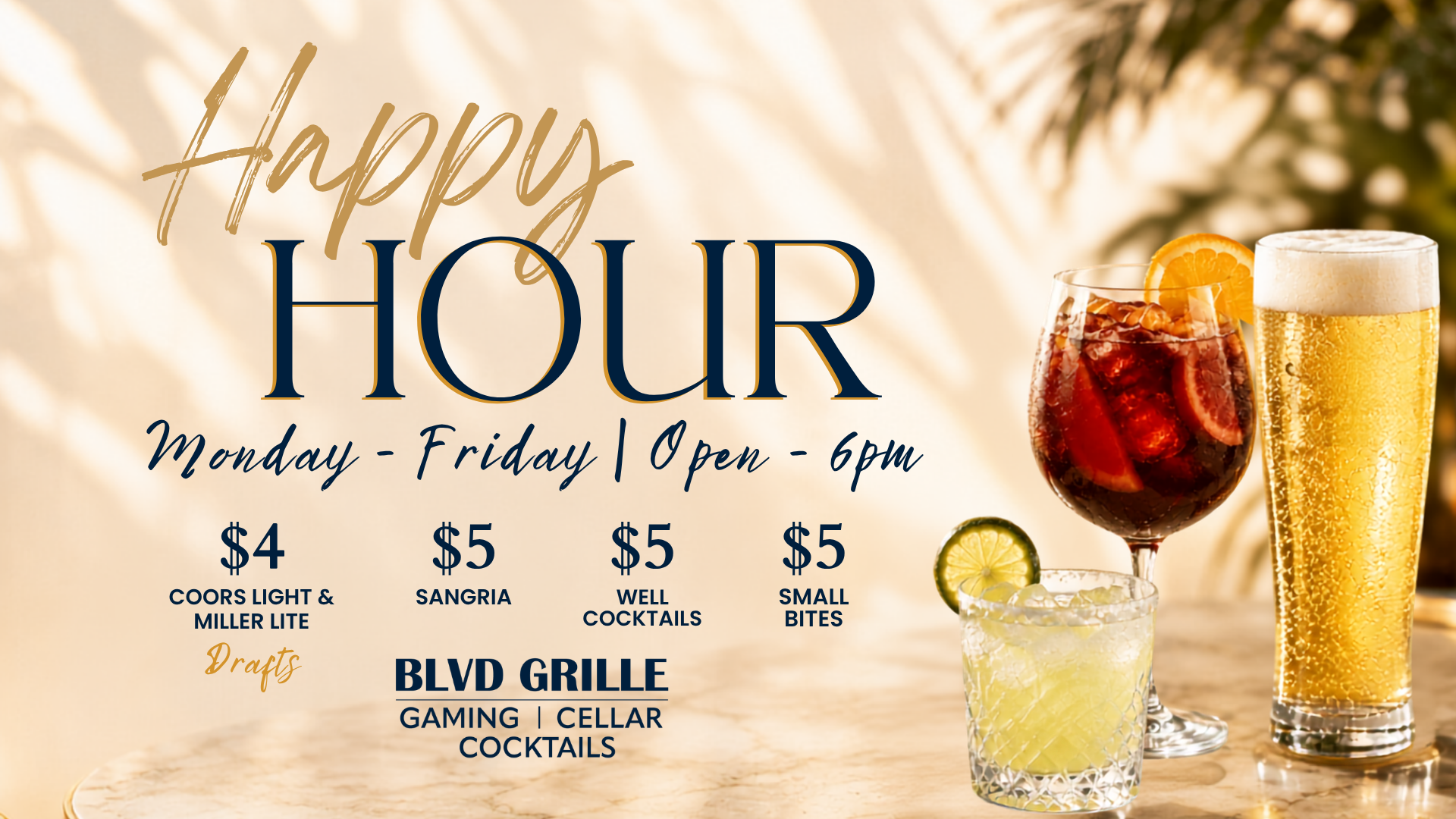 BLVD Grille Happy Hour