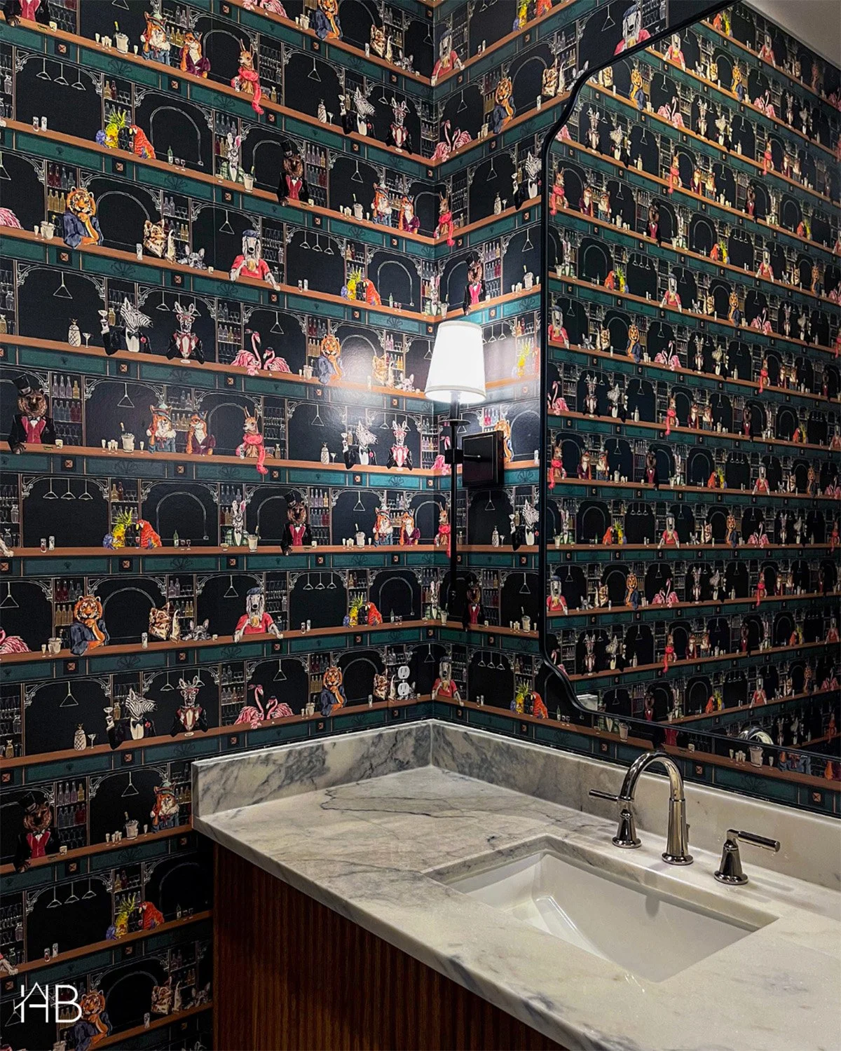 Let&rsquo;s take a moment for this wallpaper! ✨ A bold, unexpected, and unforgettable detail at 5408 Alpine Dr.
