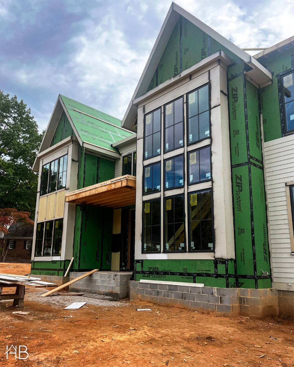 7917 Bridgewater Ct. is starting to take shape! With windows in and structure defined, this home is one step closer to the finish line.