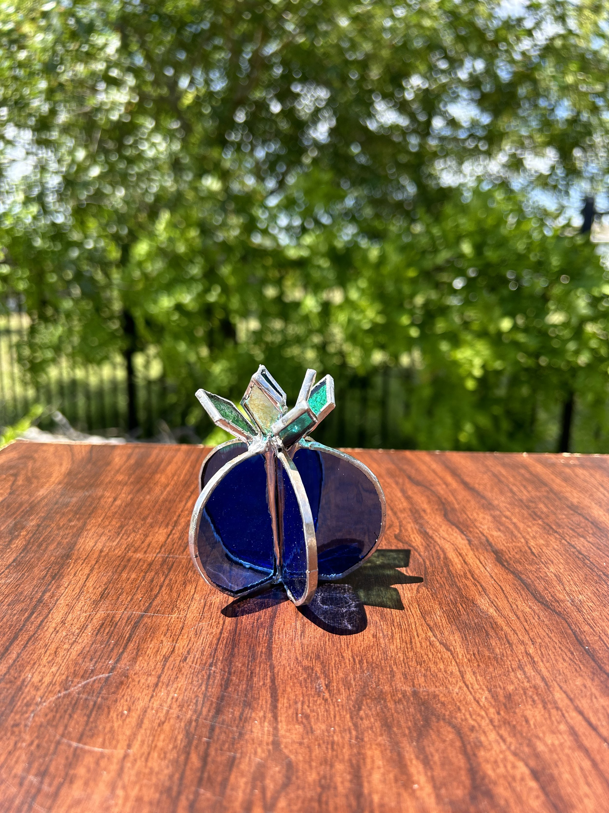 3D Blue Blooming Cactus
