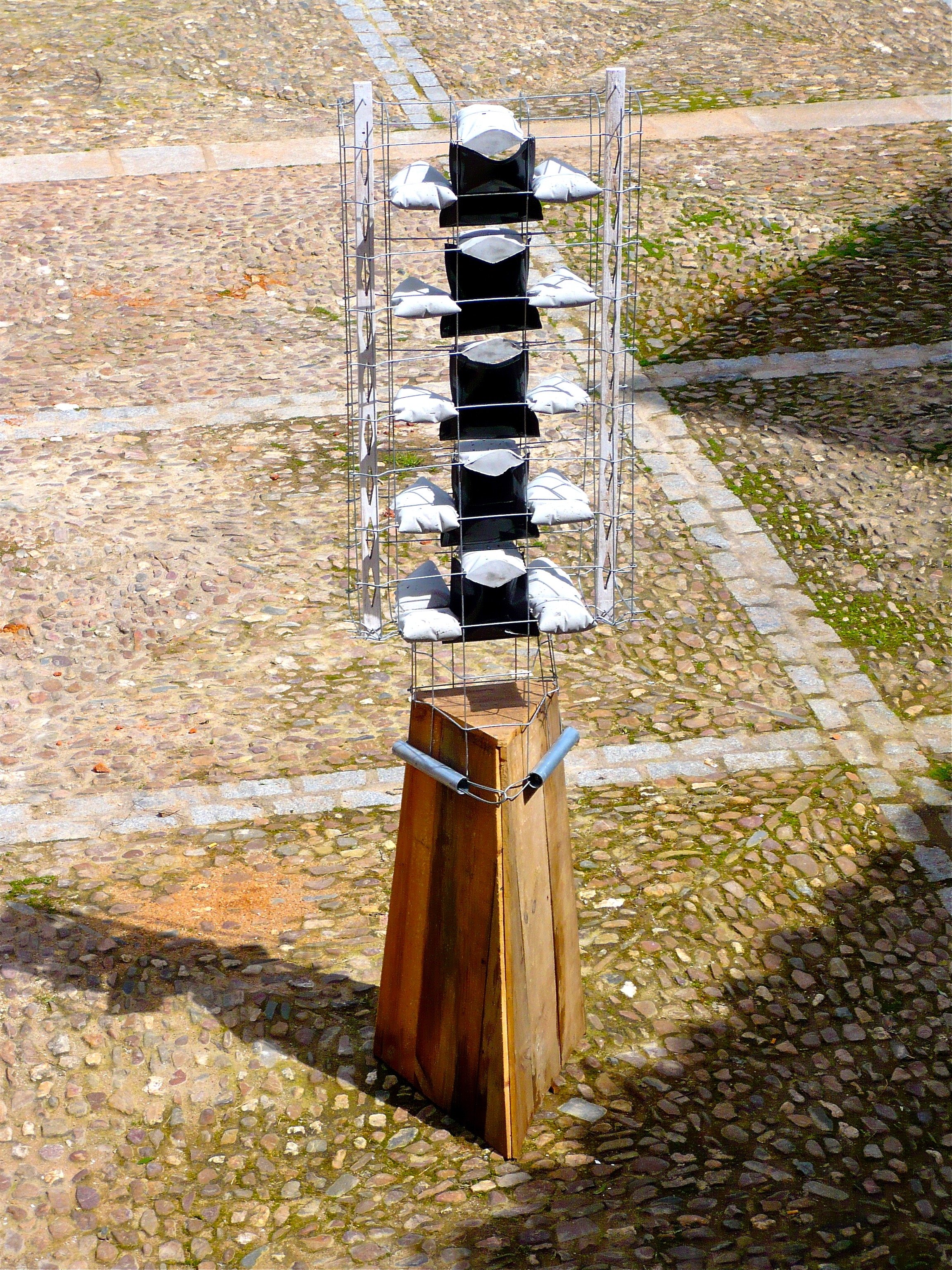 Time Is Fast Space is Slow: (Installation View) Wood, Metal, Concrete, Sheet Rubber, Paint
