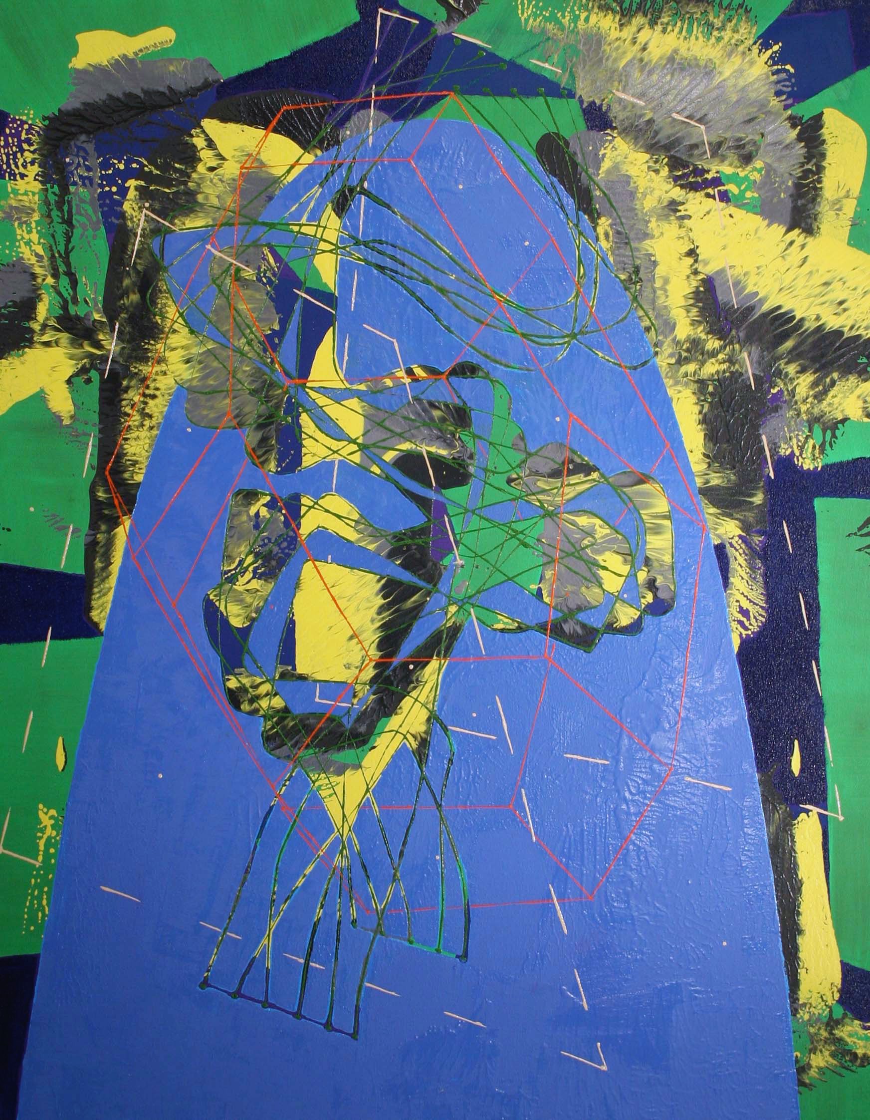 Figure #7
46 x 36 in.
2008
- Canvas, oil paint
