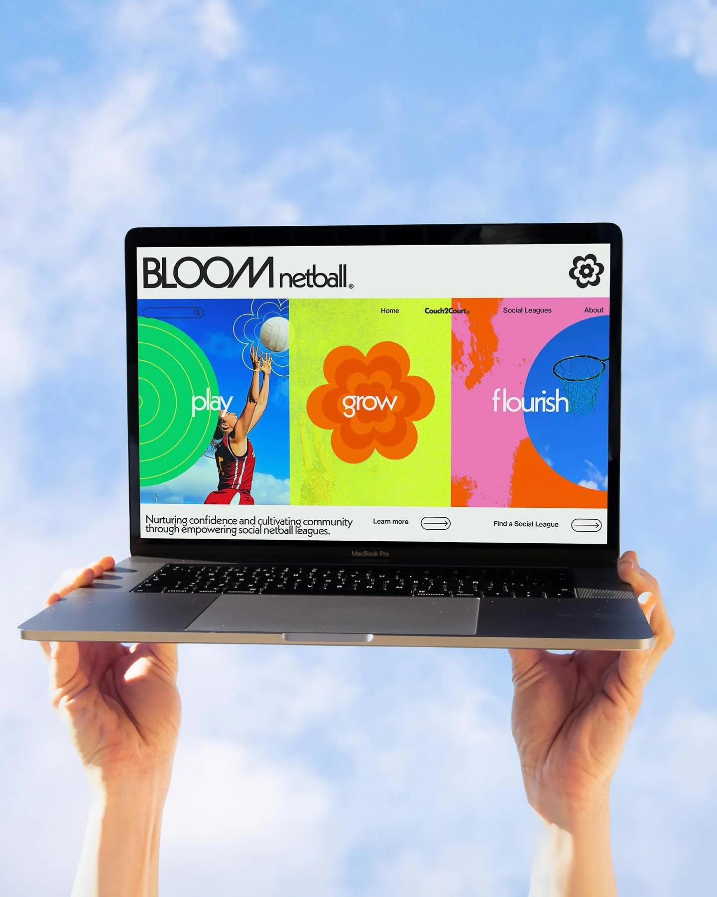 Loved working with @bloomnetball on their rebrand! Previously Leagues4You, this was a complete transformation covering everything from naming and strategy to a vibrant visual identity, apparel and digital.

The challenge was to create an identity and