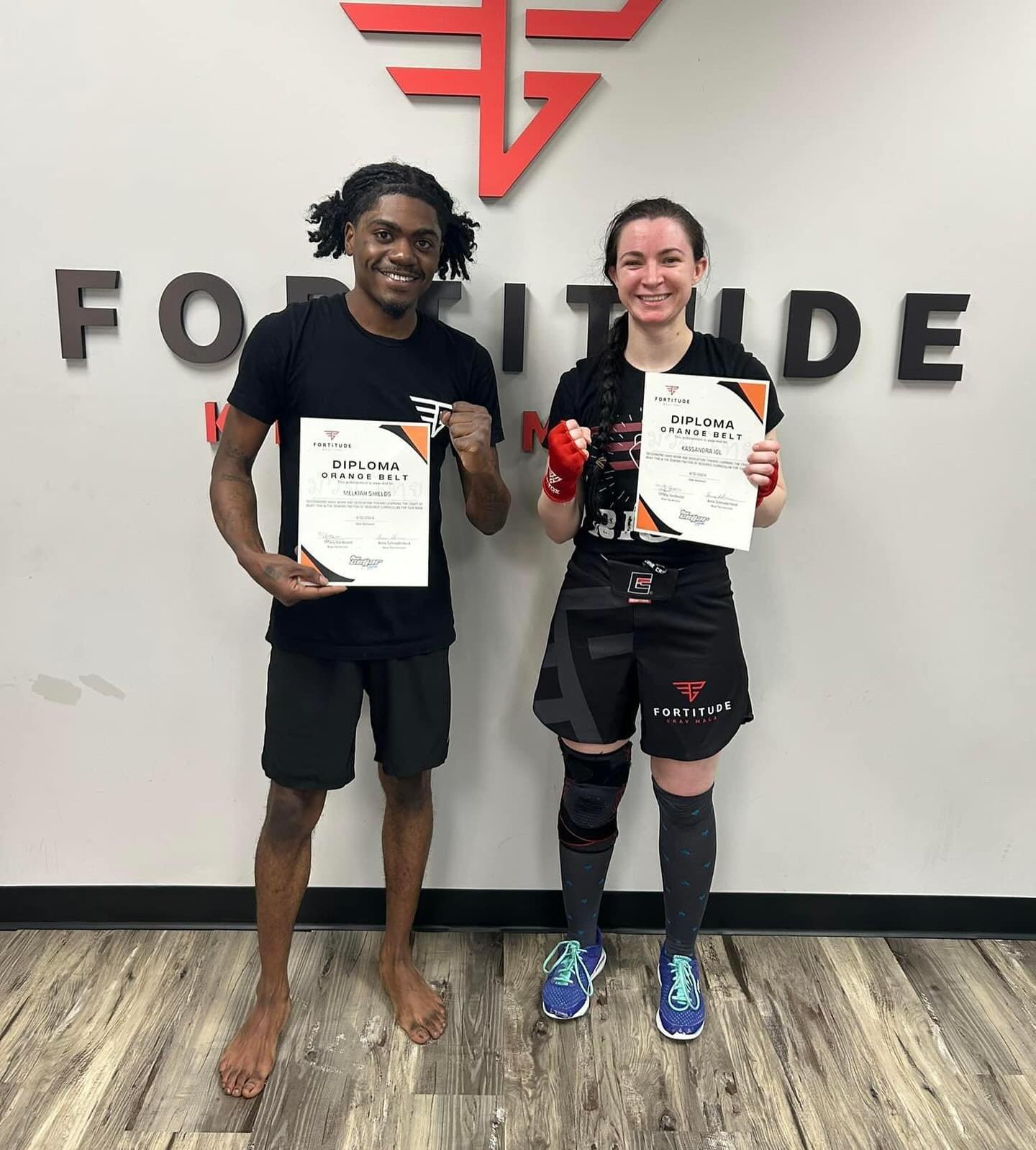 Congratulations to our newest ORANGE BELT students, Melkiah and Kassandra!!!

Your excitement truly shows in your commitment and techniques!