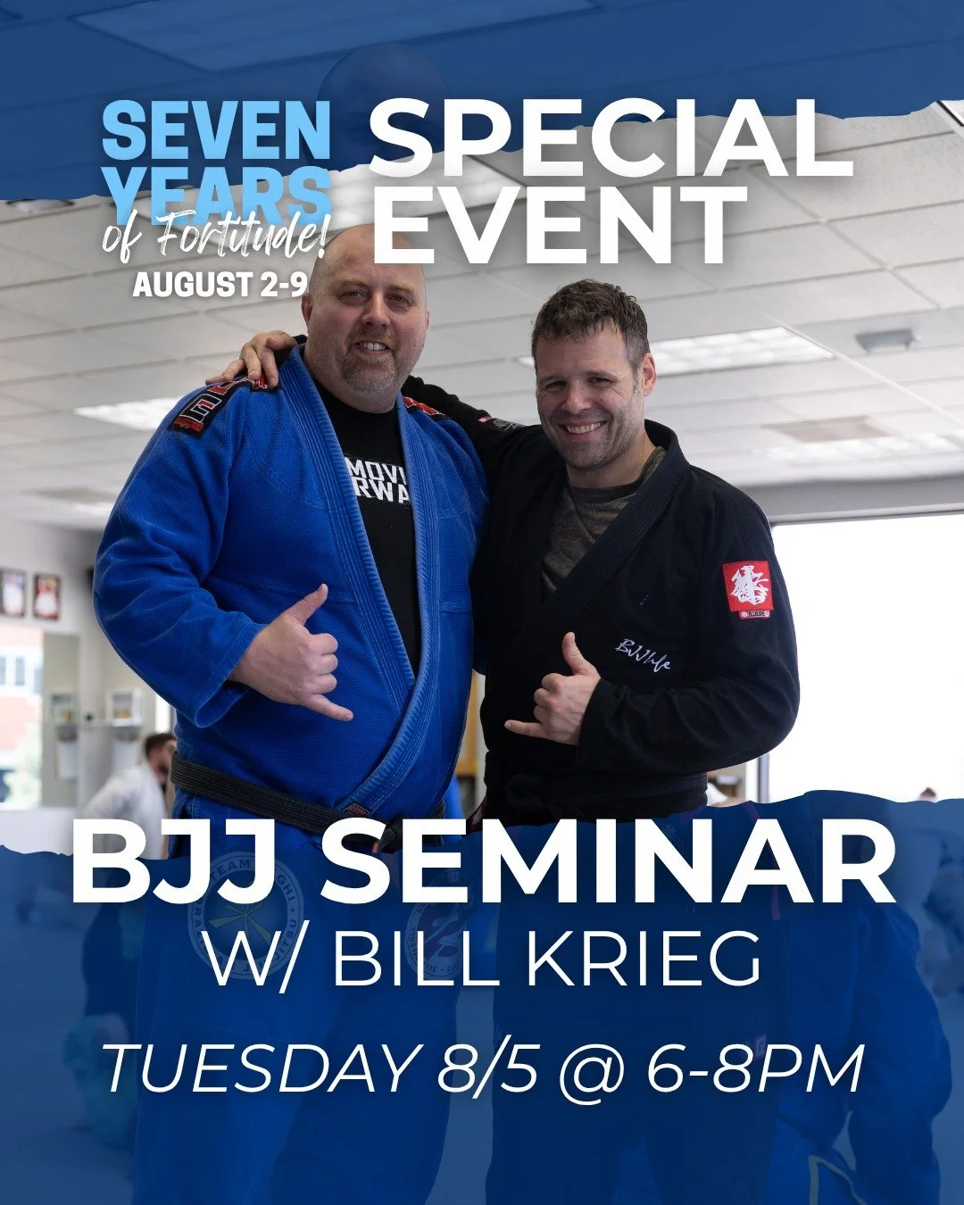 KRAVATHON EVENT #3 | BJJ SEMINAR
Date: Tuesday, Aug 5th @ 6-8pm

Bill Krieg is the Training Coordinator at the Appleton Police Department. He'll be covering a component of their training called SPEAR (Spontaneous Protection Enabling Accelerated Respo