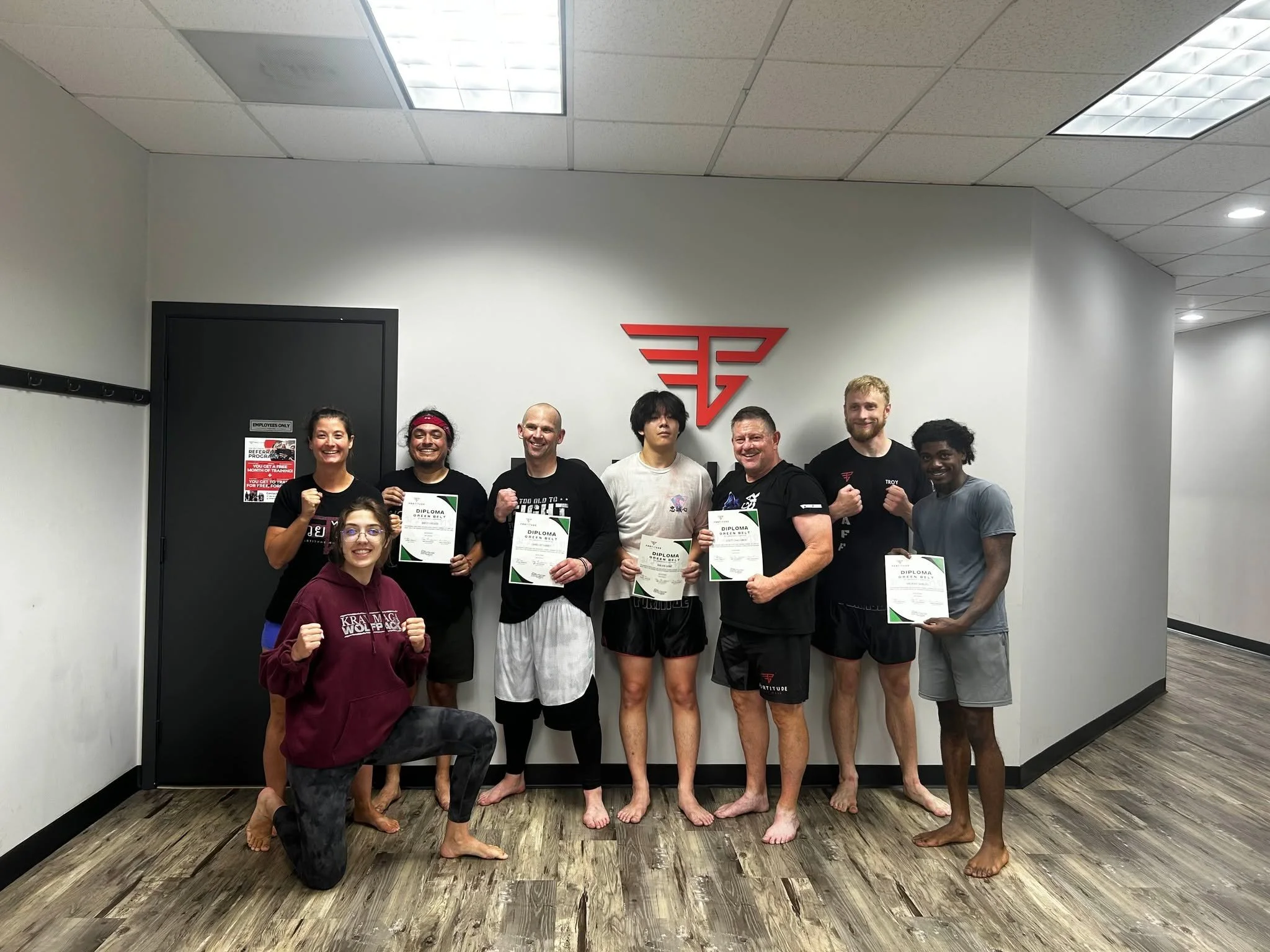 Congratulation to our newly ranked Muay Thai students!

Every time we go through a Muay Thai test, we are reminded of how dedicated these members are to their training and working towards skills that they can apply to their sparring game! We've loved