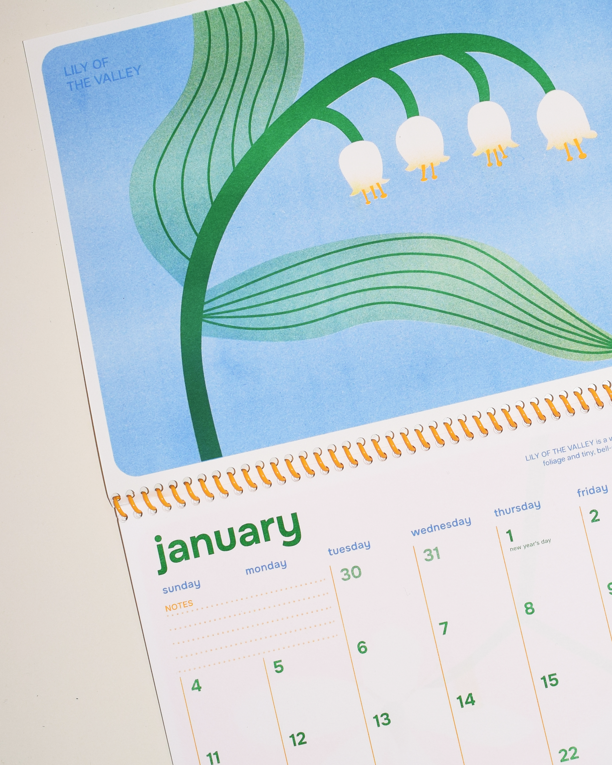 Sore thumb calendar