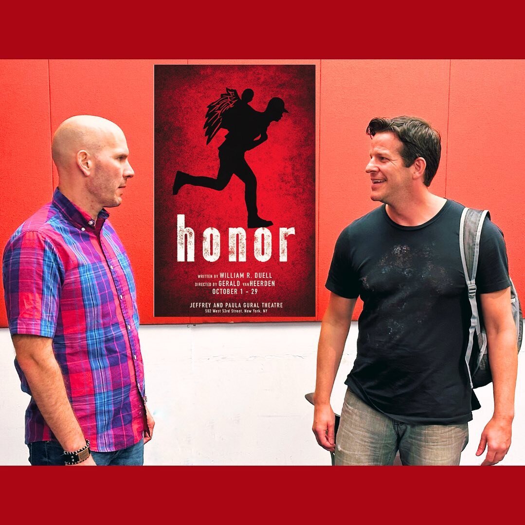 @kyleminshew &amp; @brianjreilly getting ready to rehearse!

Honor opens in just 11 days at @artny72 !
HONOR!
OCTOBER 1 - 29.

HONOR, a play by @williamrduell.
Directed by GERALD vanHEERDEN (@gvh1960).
OCTOBER 1 &ndash; 29
@artny72 in the Jeffrey and