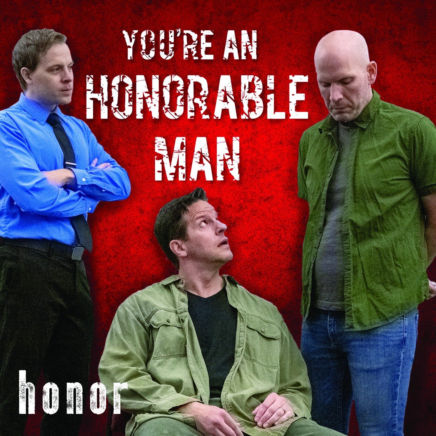 This October premiering at @artny72 - HONOR!
OCTOBER 1 - 29.
Pictured Mat Labotka (@matlabotka) as Police Officer, Brian Reilly (@brianjreilly) who plays Matt Parmini, Kyle Minshew (@kyleminshew) as Trotter. 

HONOR, a play by @williamrduell.
Directe