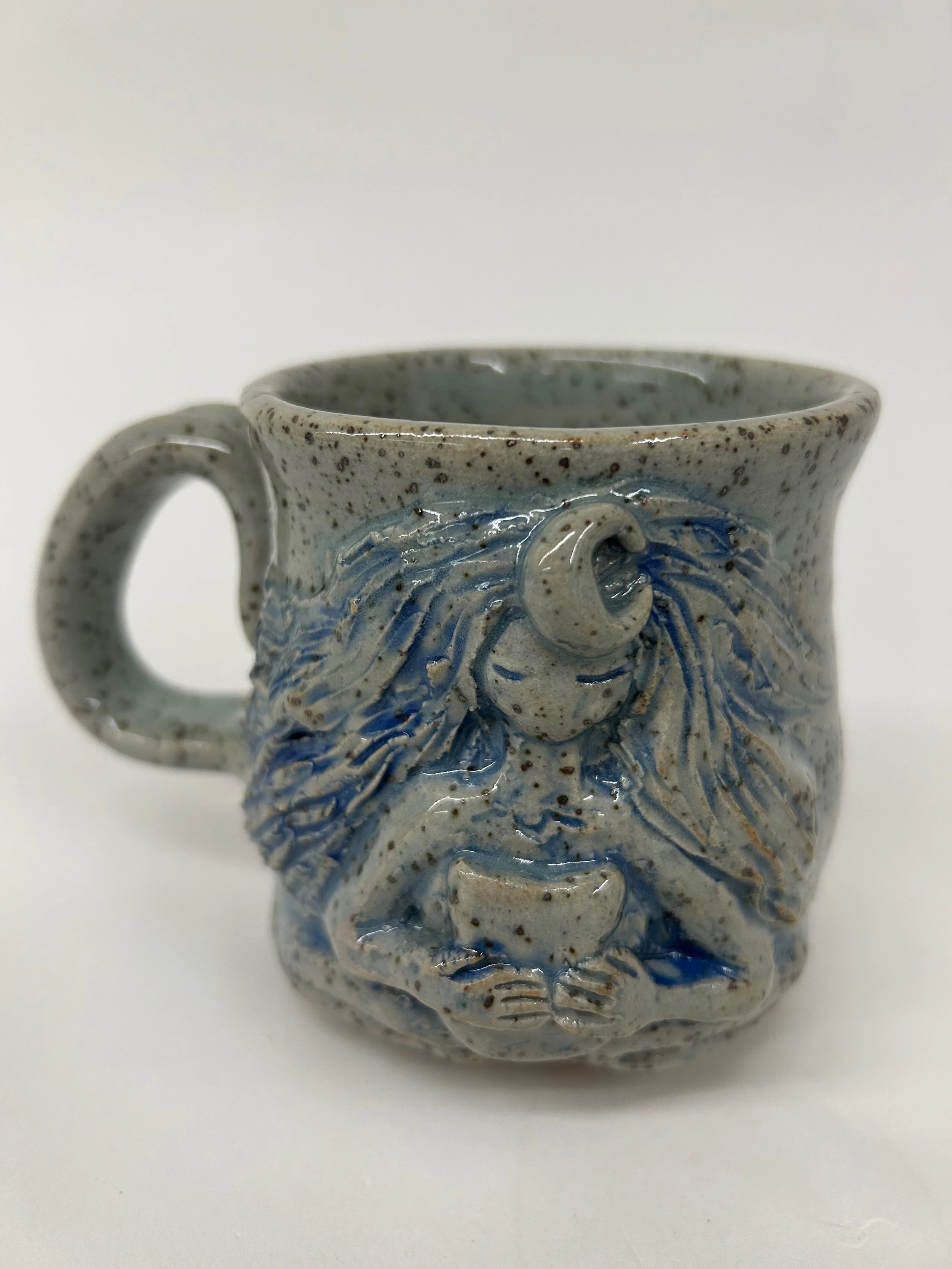 Aquarius Mug - Stoneware fired in Cone 10 Reduction - 2025