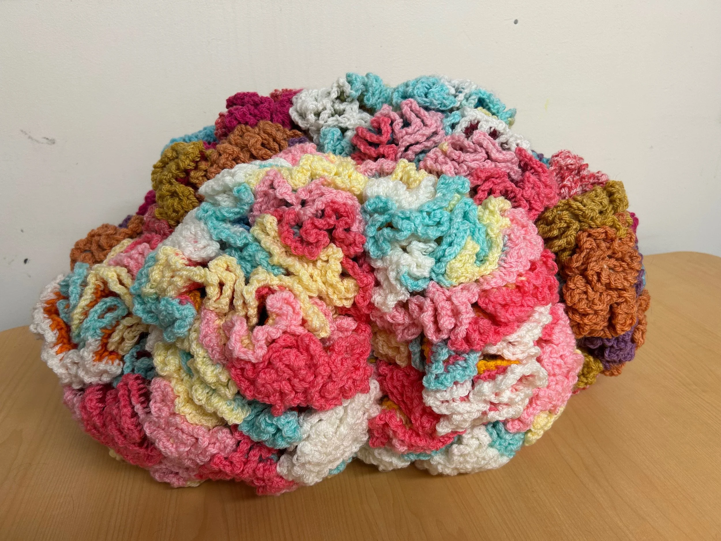 Adore You - Crocheted Yarn - 21" x 20" x 15" - 2024
