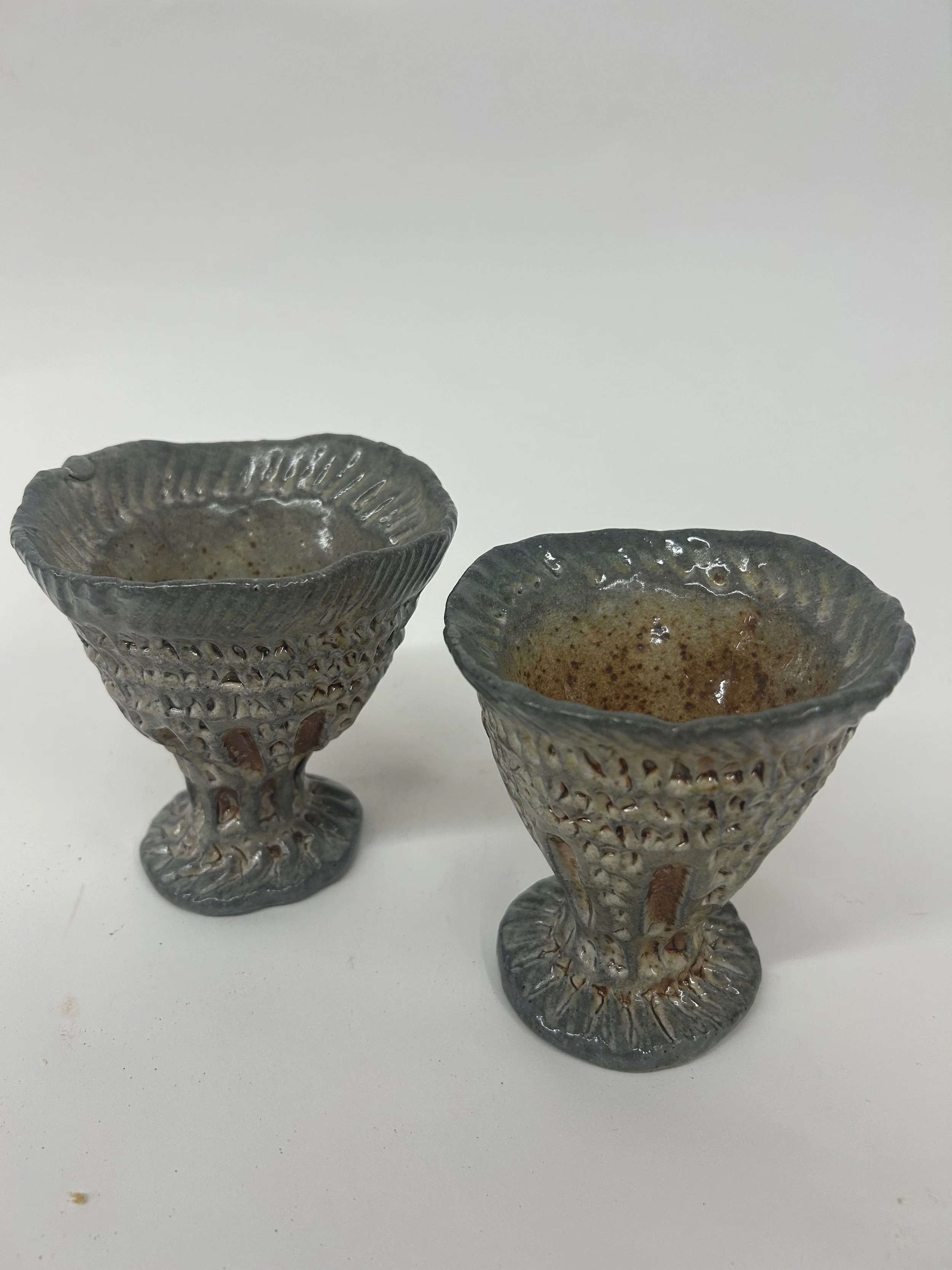Goblets - Soda-fired Cone 10 stoneware - 2025