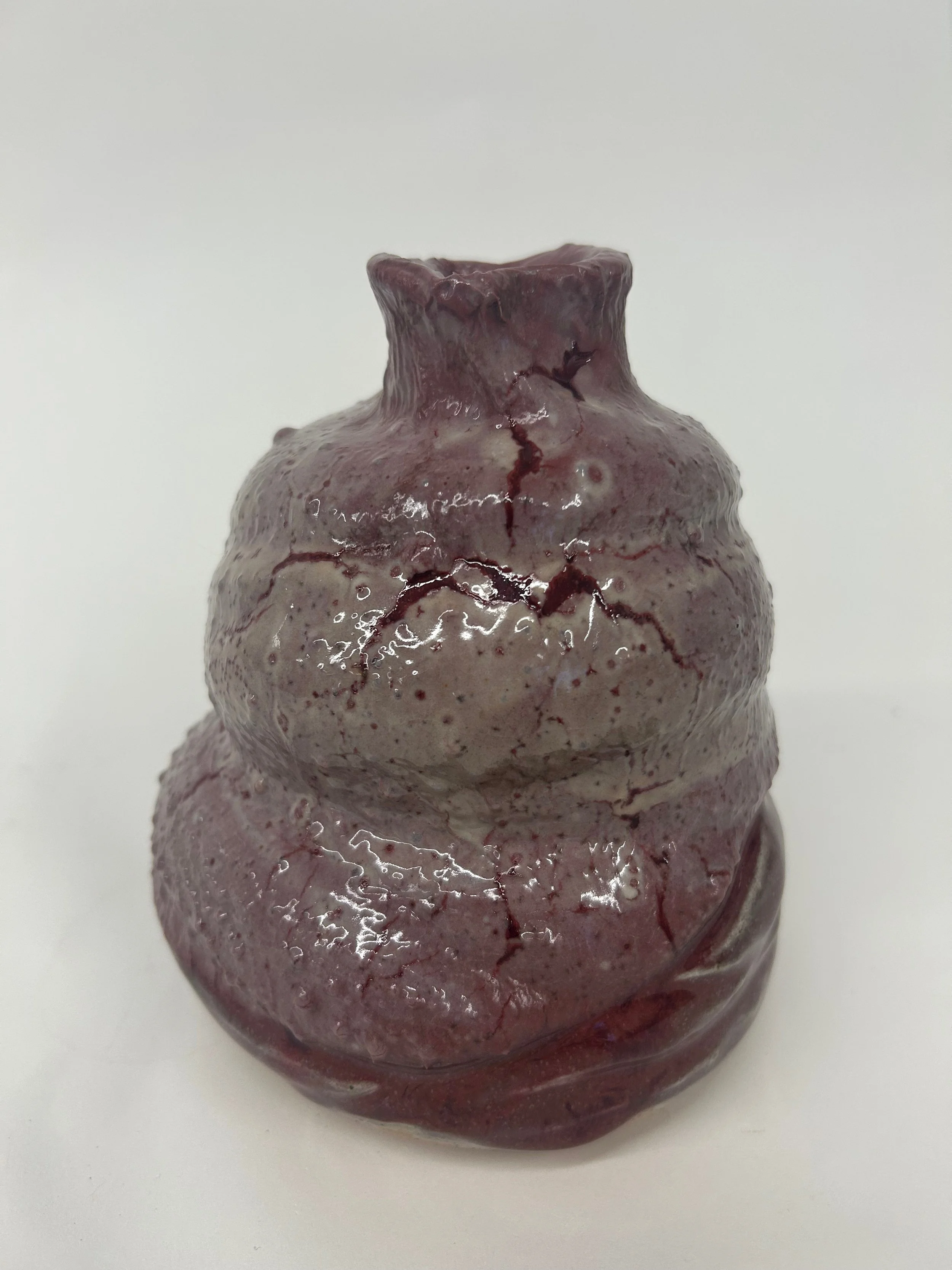 Twisted Vase - Stoneware fired in Cone 10 Reduction - 2025