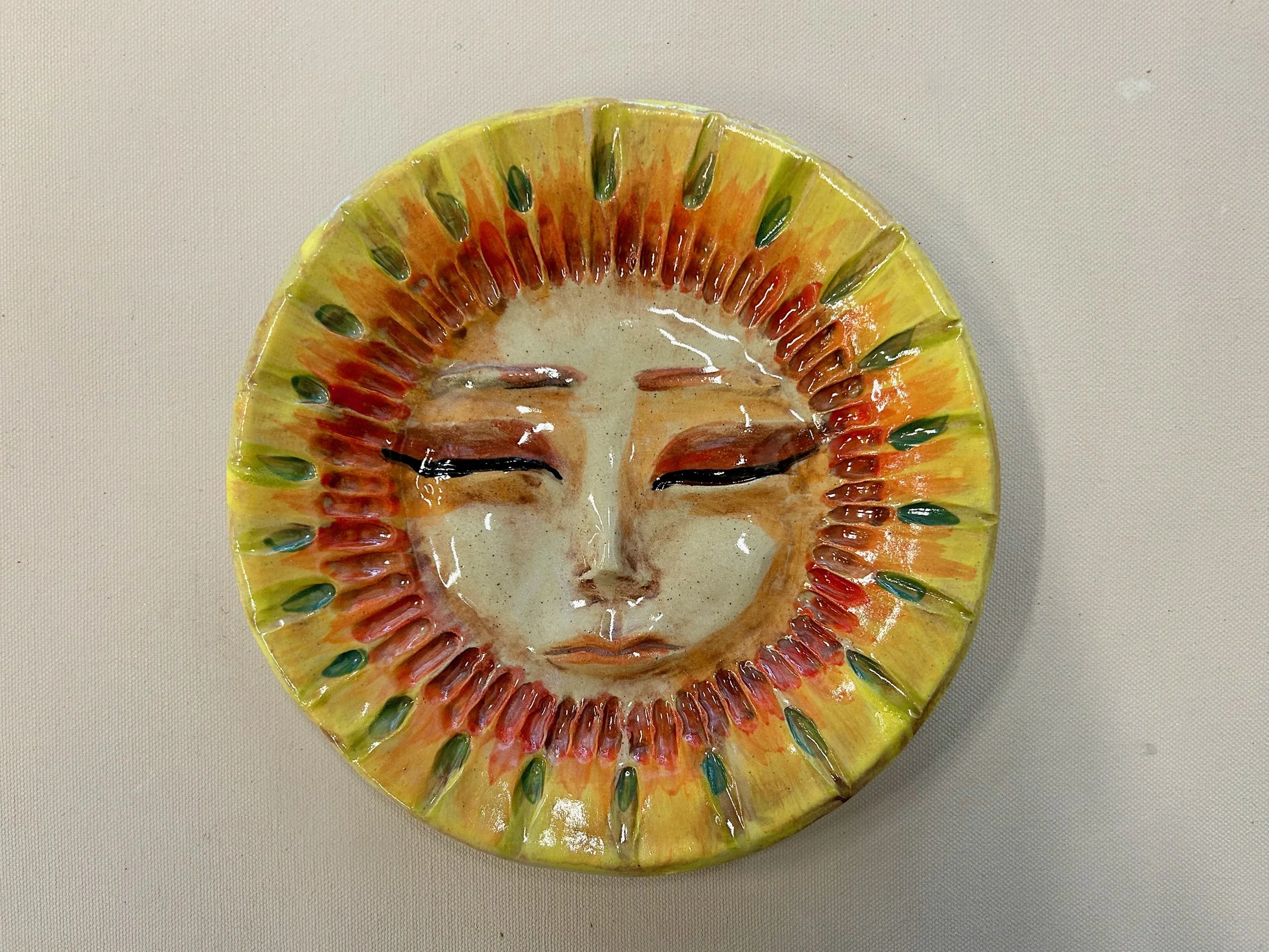 Plate - Stoneware fired in Cone 6 Oxidization - 2025