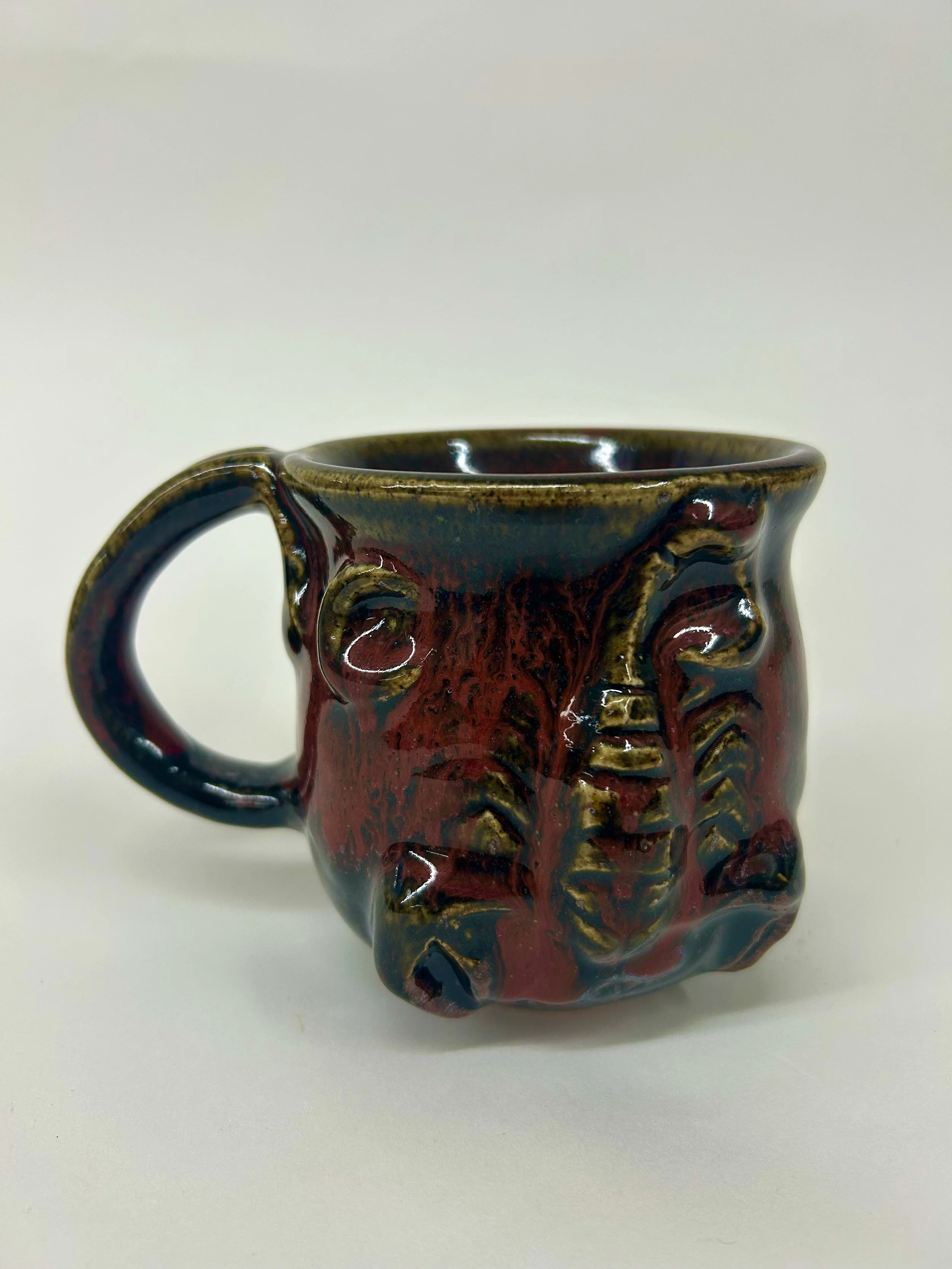 Scorpio Mug - Stoneware fired in Cone 10 Oxidization - 2025