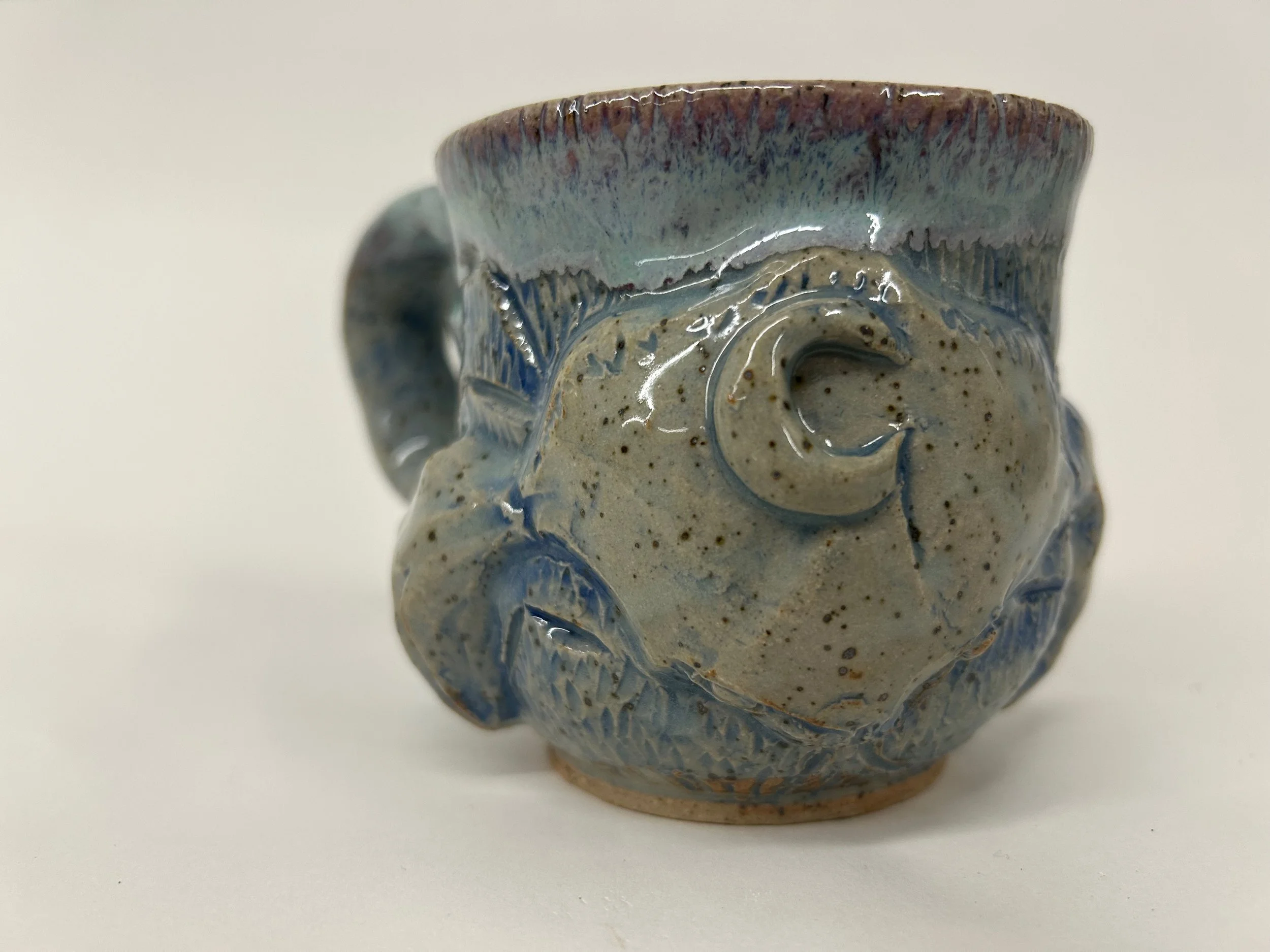 Cancer Mug - Stoneware fired in Cone 10 Reduction - 2025