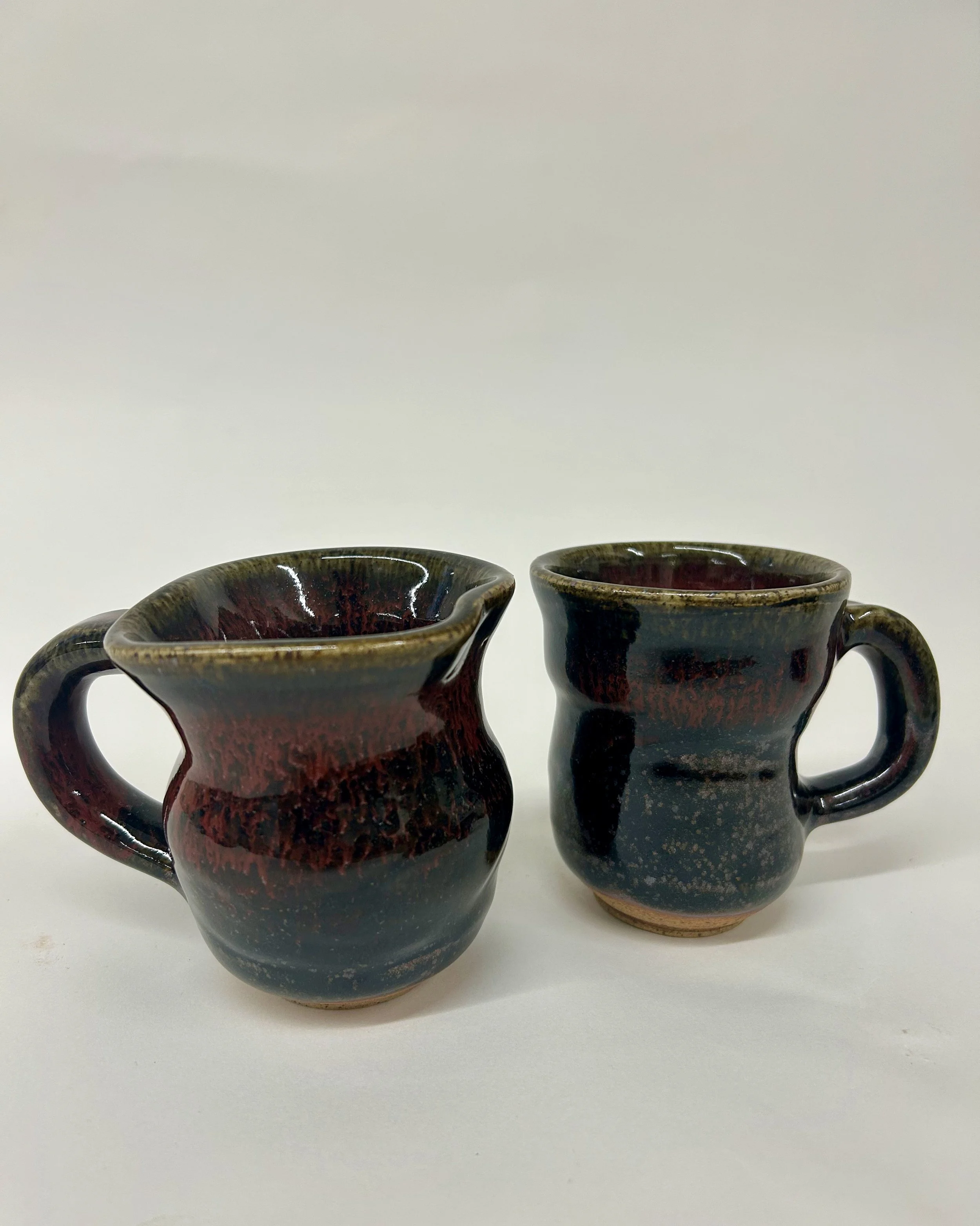 Twisted Mugs - Stoneware fired in Cone 10 Reduction - 2025