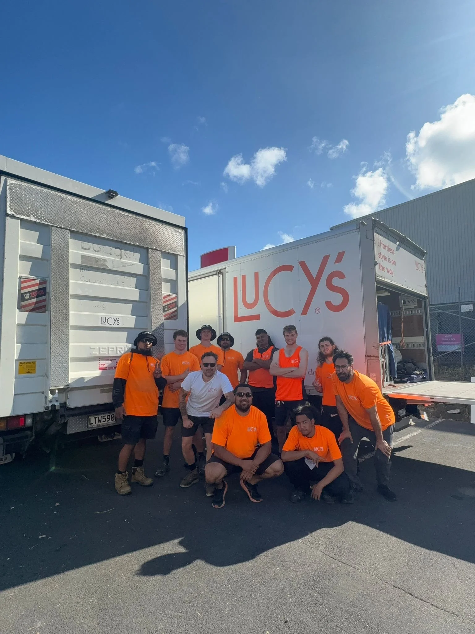 BTS this December with the Lucy’s team