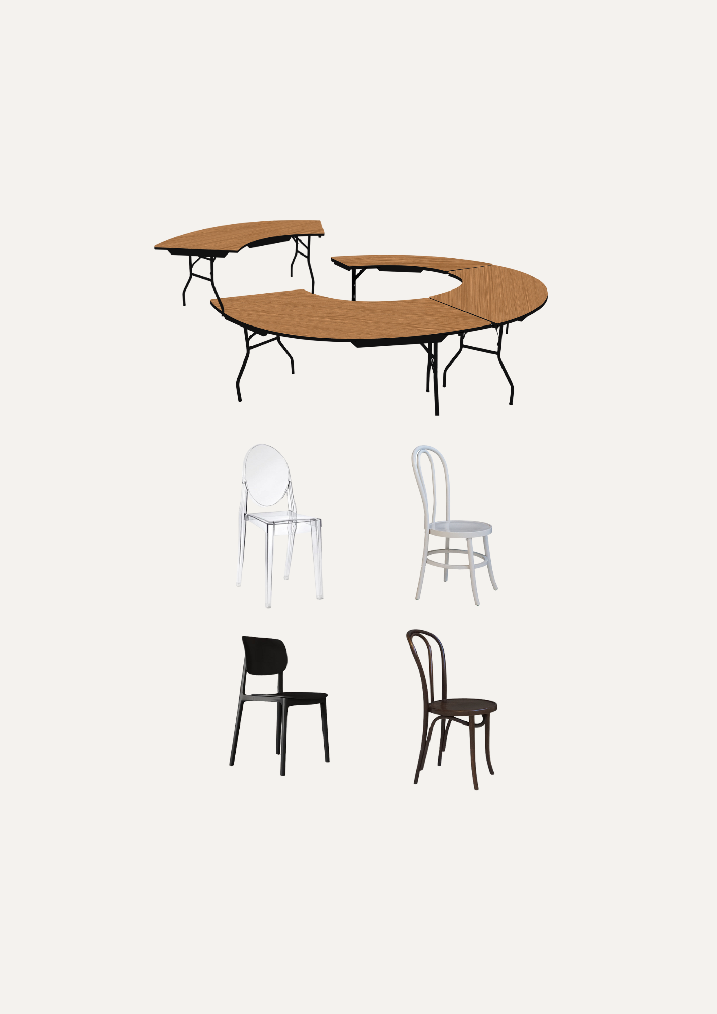 Orbit Table & Chair Combination