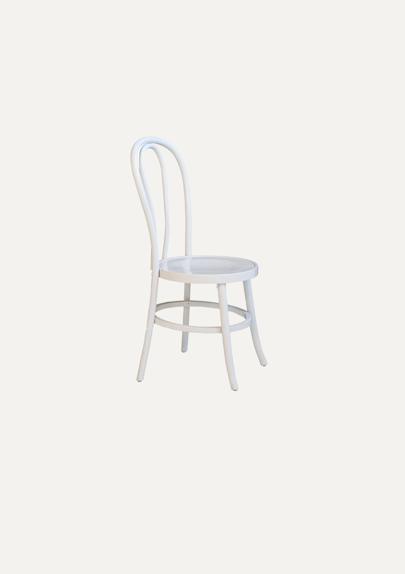 White Bentwood Chair