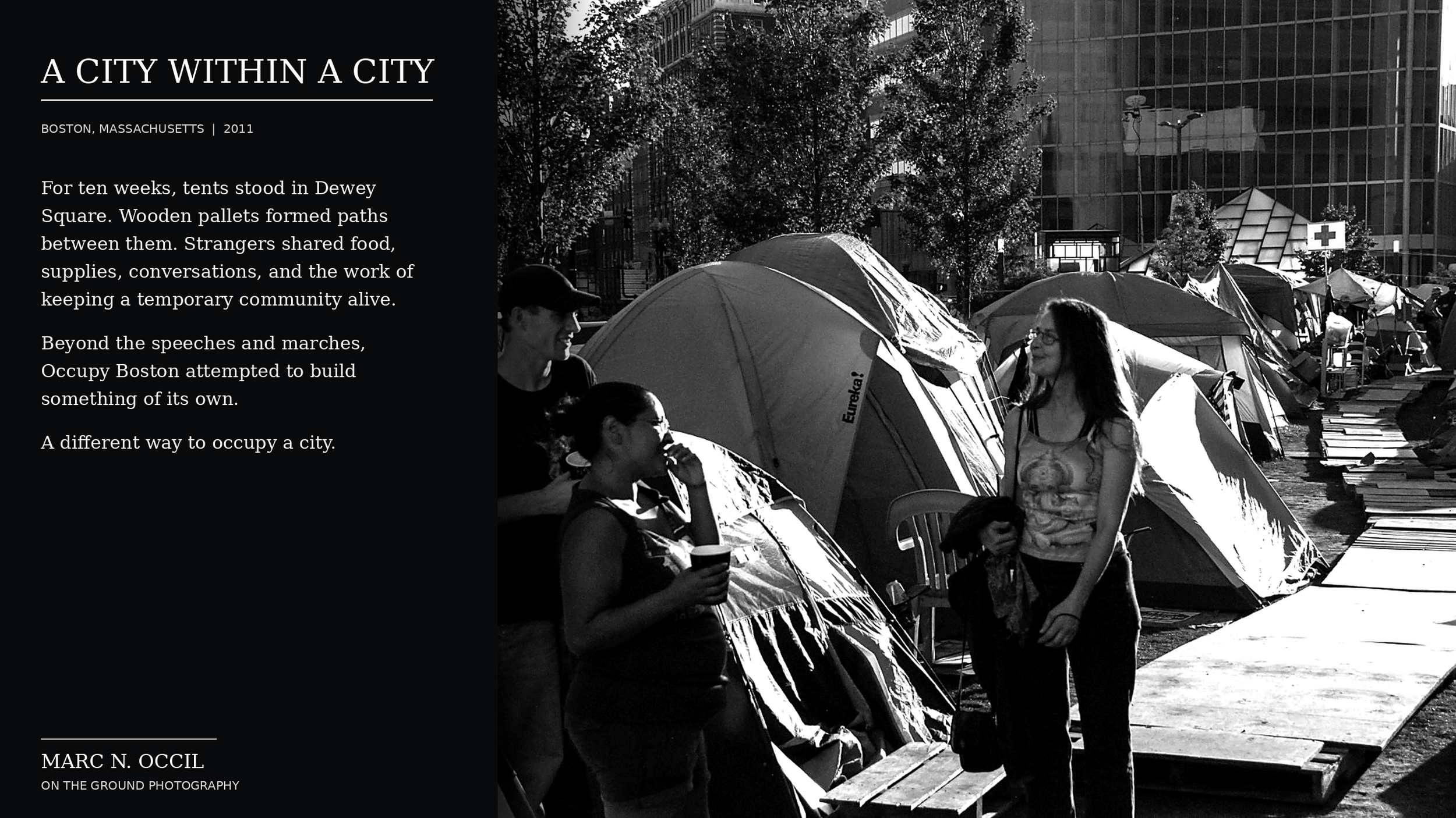Tent City.  2011