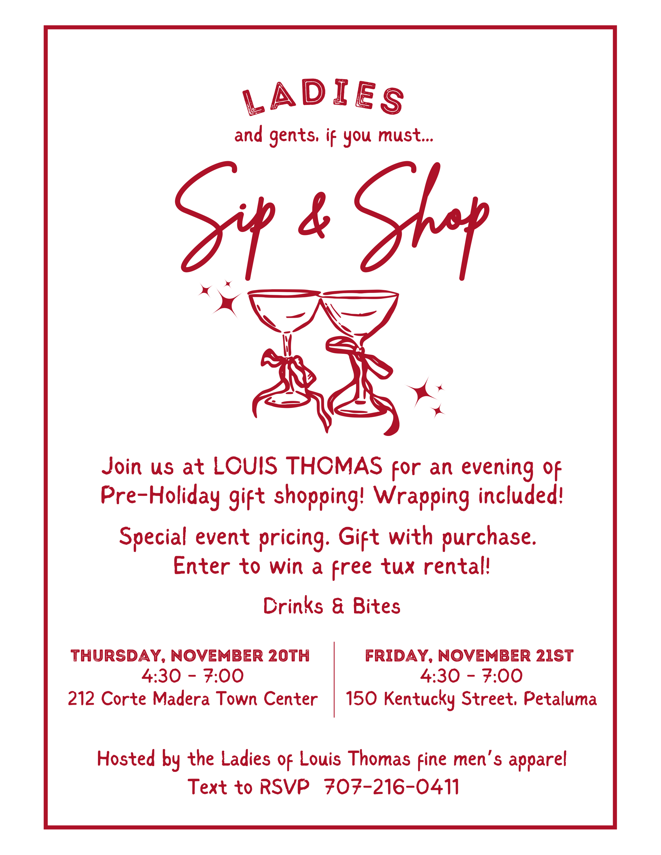 Sip &amp; Shop