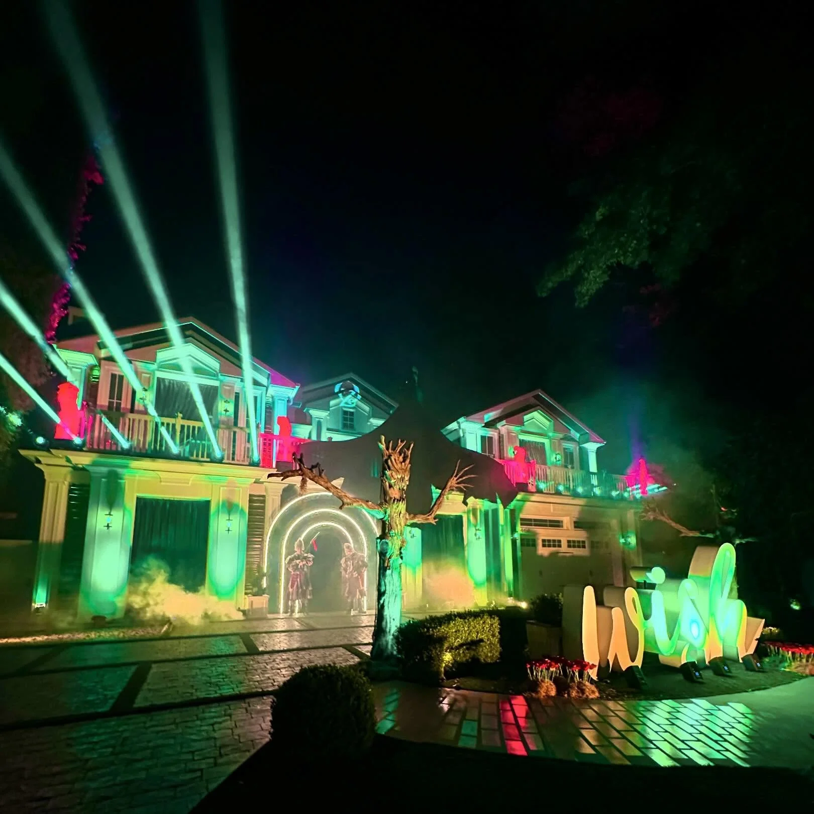 Happy Halloween! Looking back at this fundraiser we provided production for over the weekend, benefiting @makeawishamerica