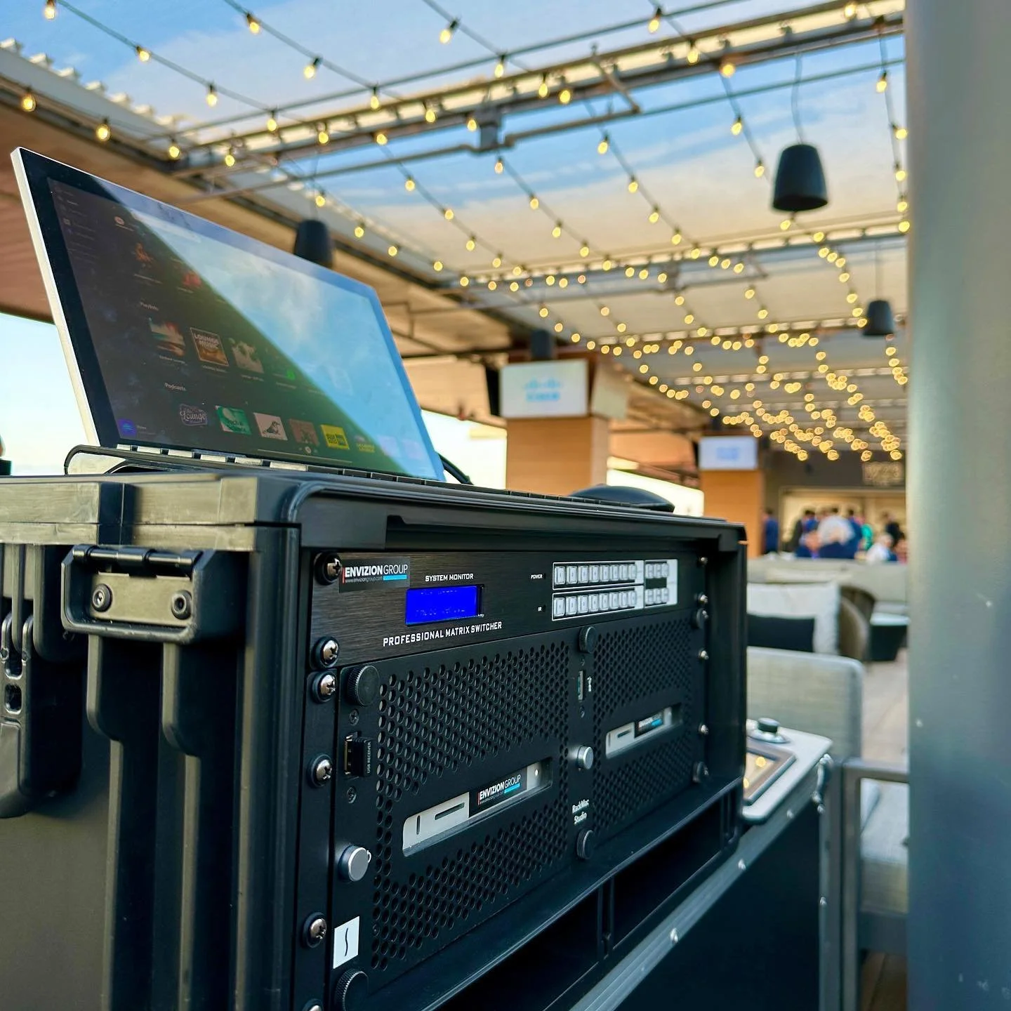 New video playback rig is on its first test run.