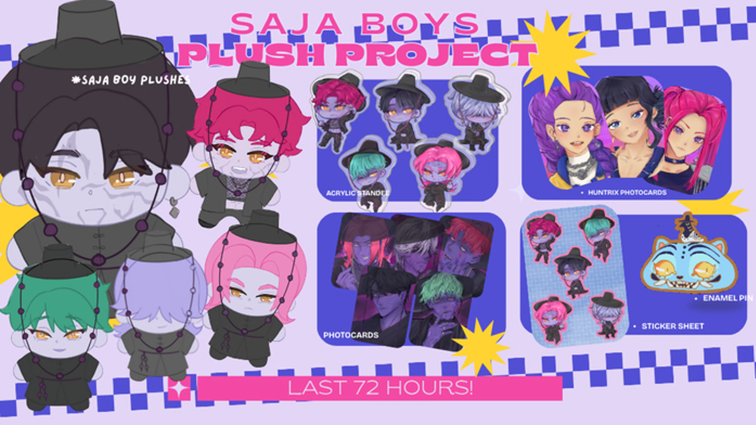 PREORDER: Saja boys 10cm plush