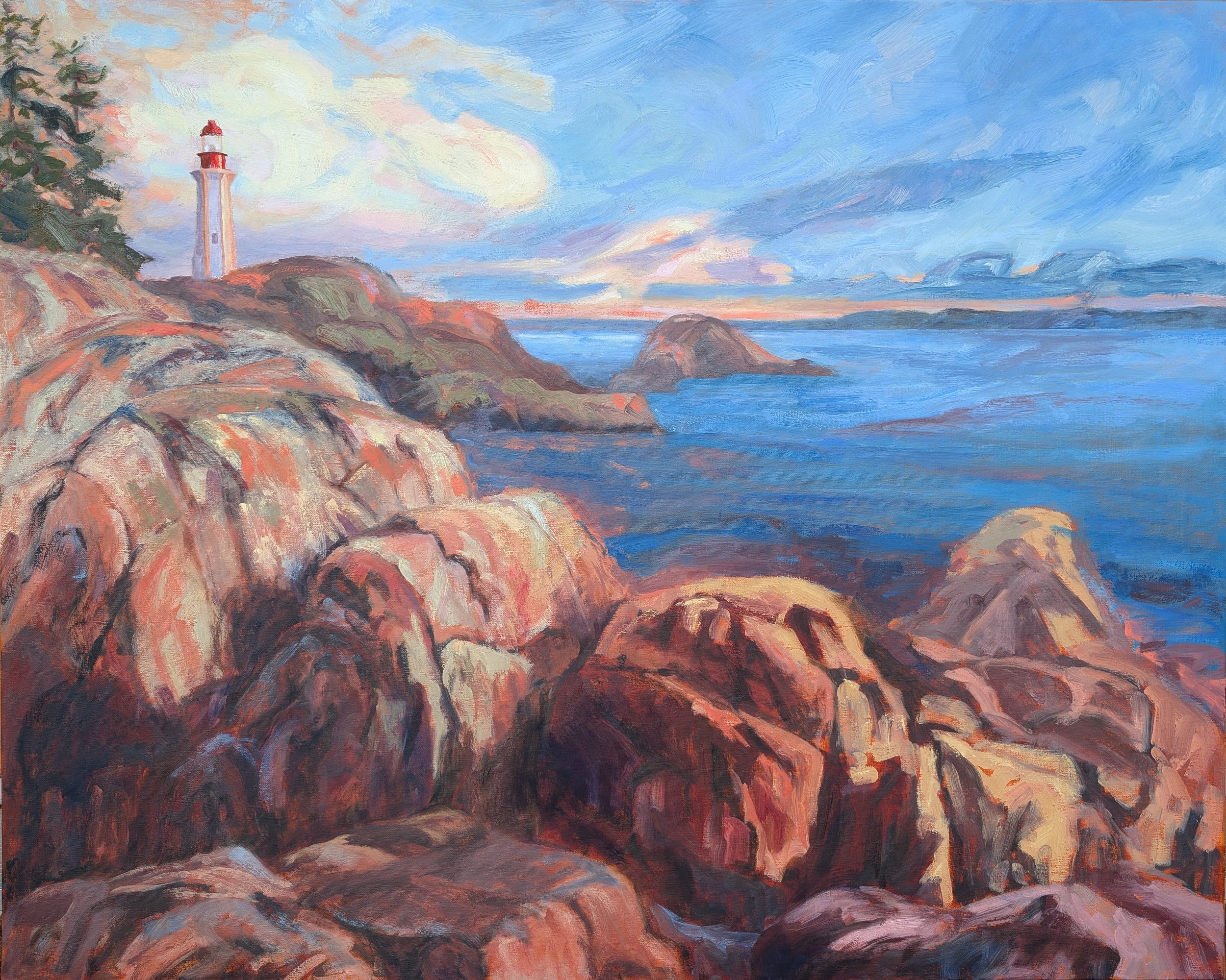  Warm Light Point Atkinson   
Oil on Stretched Canvas, 32"x40", (34"x42" Framed)   $2400 (Framed)  
 View Details → 