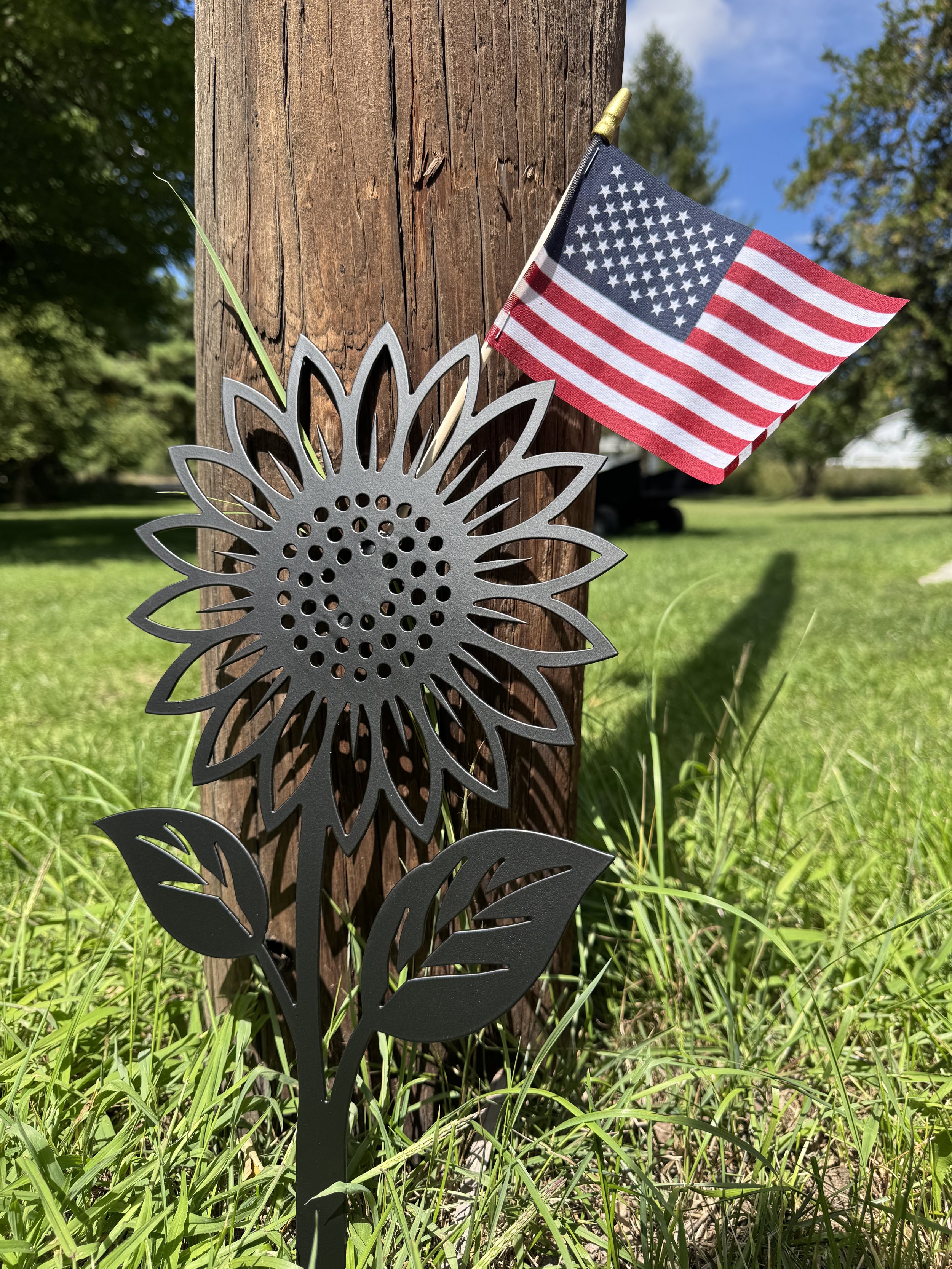 Mini Sunflower Flag Holder