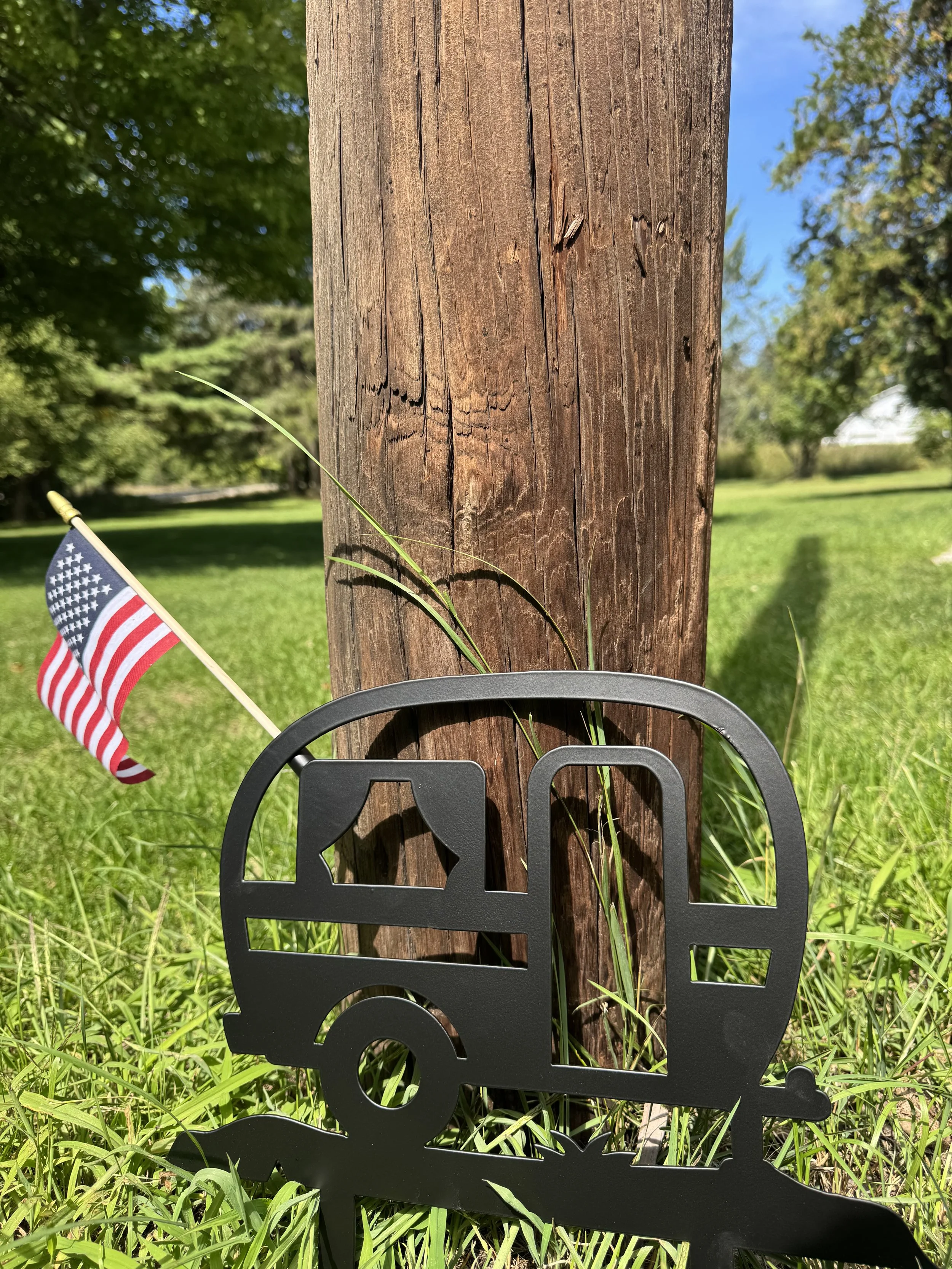 Mini Camper Flag Holder