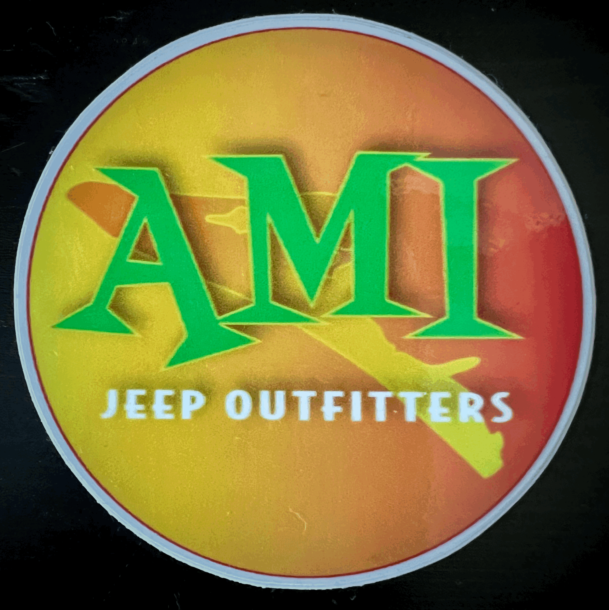 2" AMI Jeep Outfitters Logo sticker