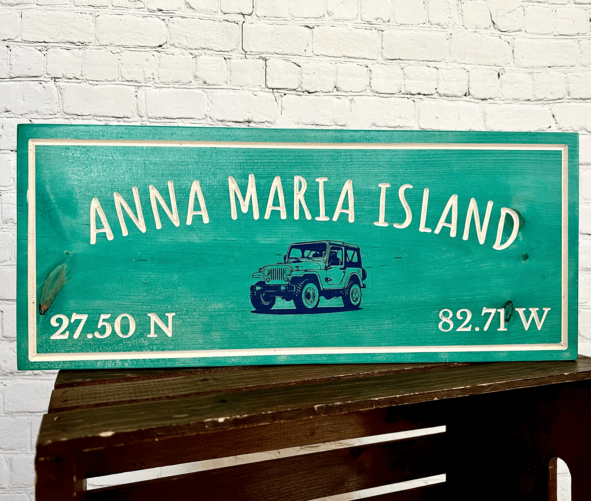 Anna Maria Jeep SIgn