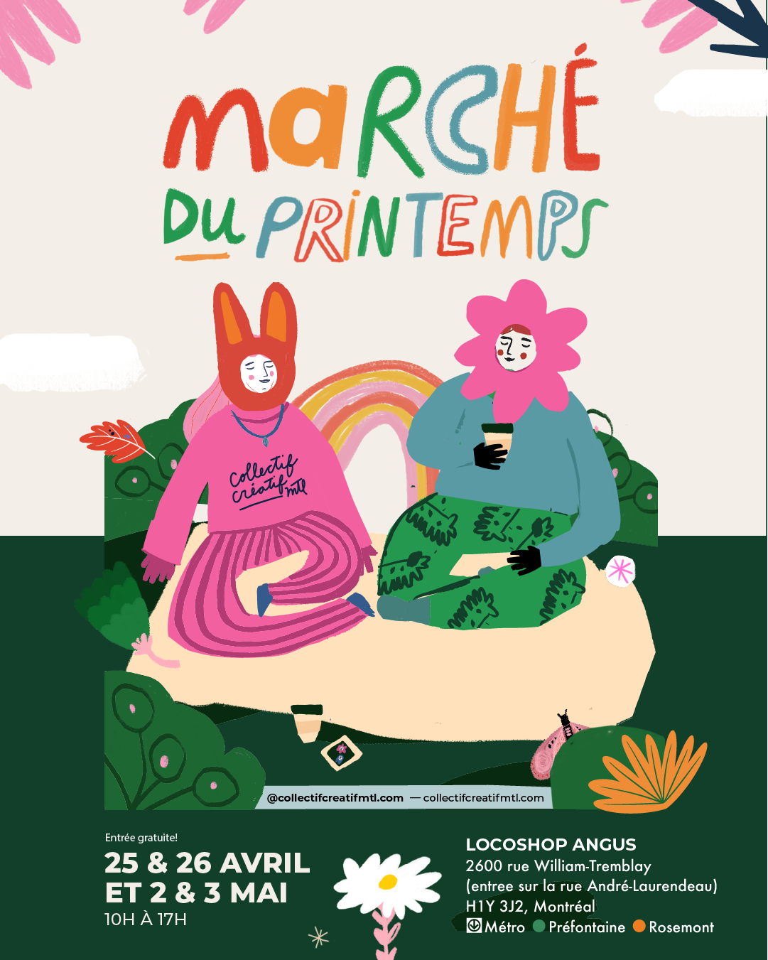 Marché Collectif Créatif Printemps