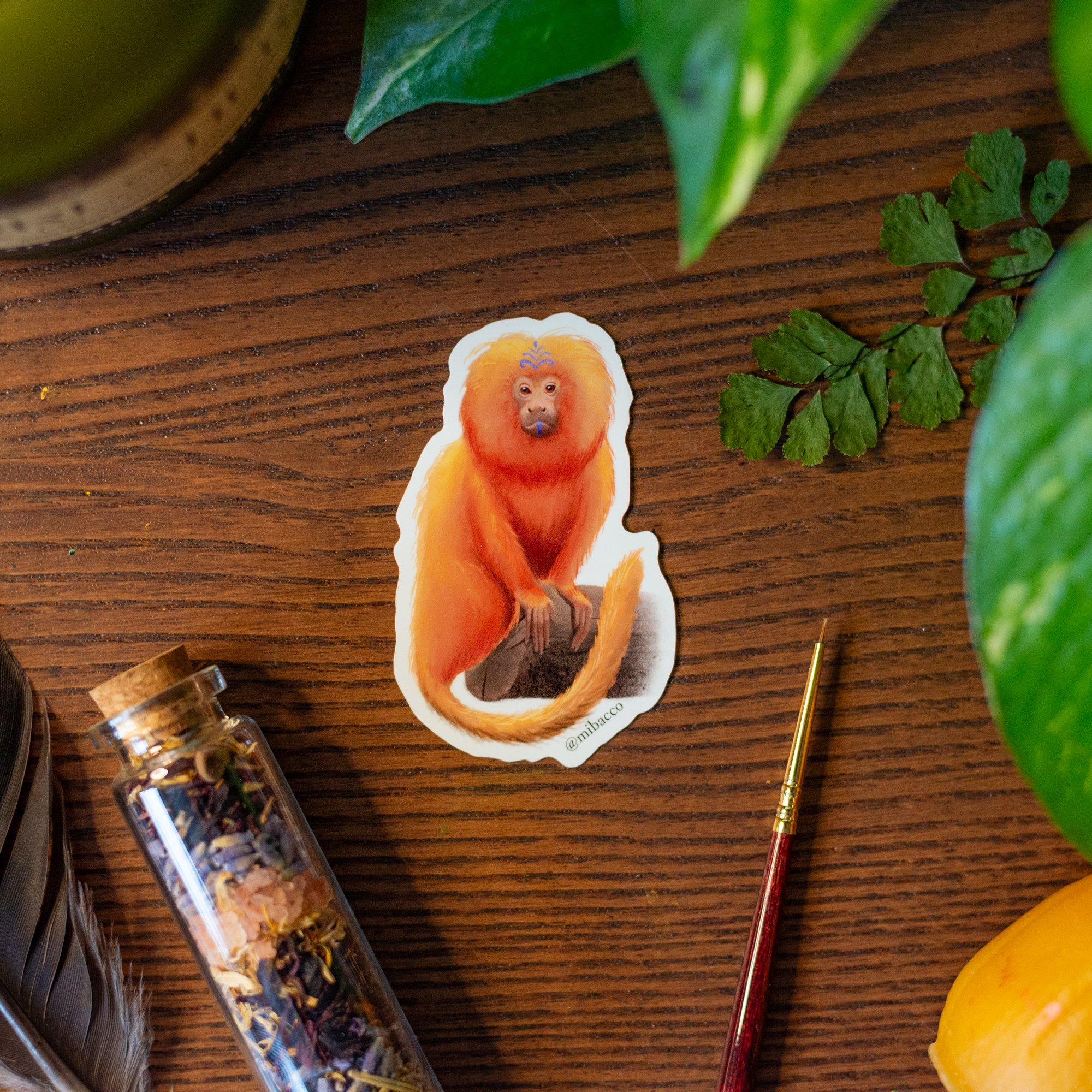 "Golden Lion Tamarin" - Sticker